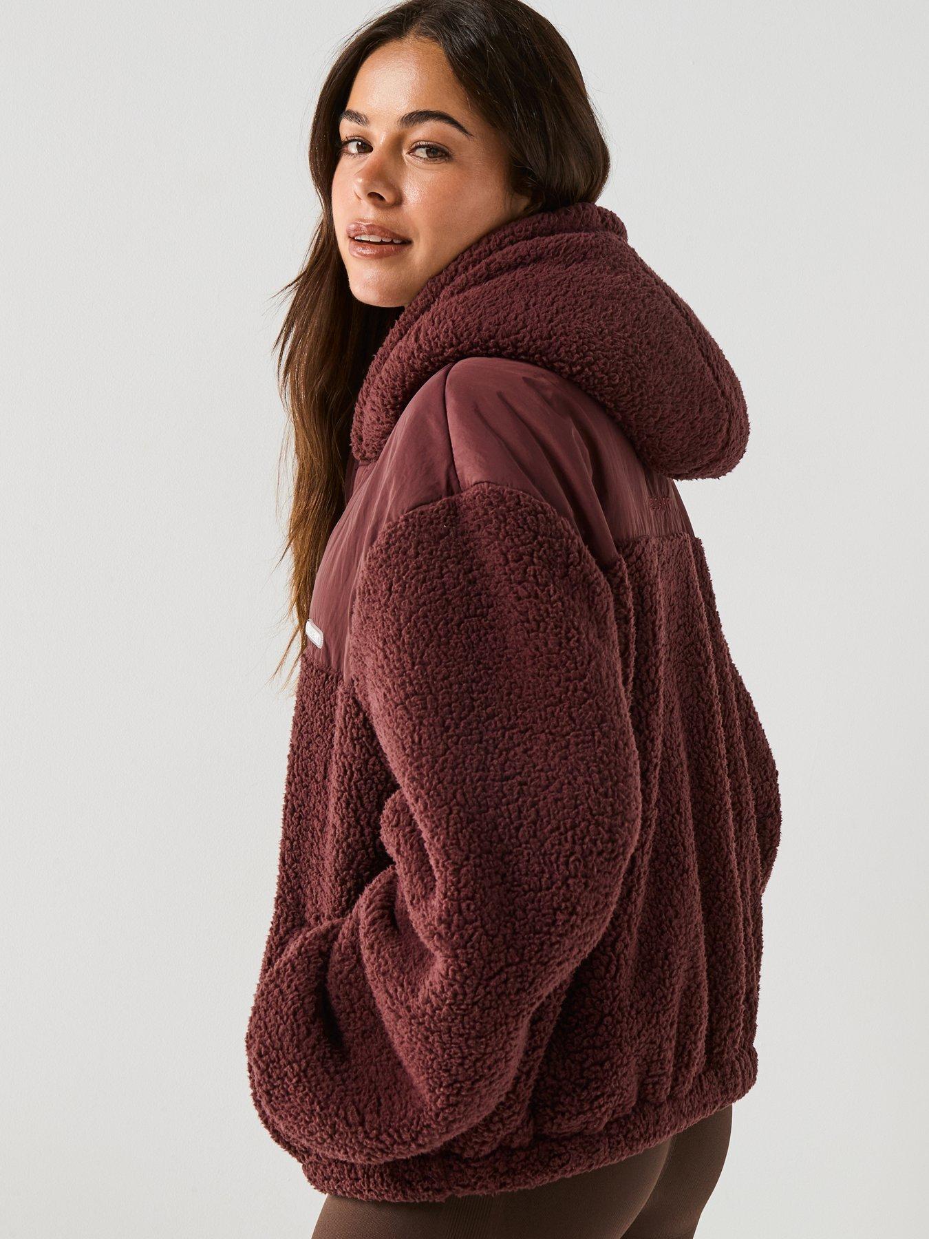 Image 2 of 6 of Peach Fit Womens Billy Borg Jacket - Brown