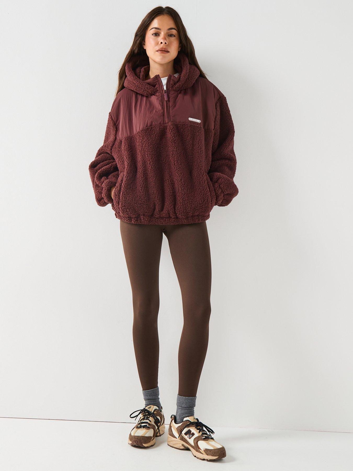 Image 3 of 6 of Peach Fit Womens Billy Borg Jacket - Brown