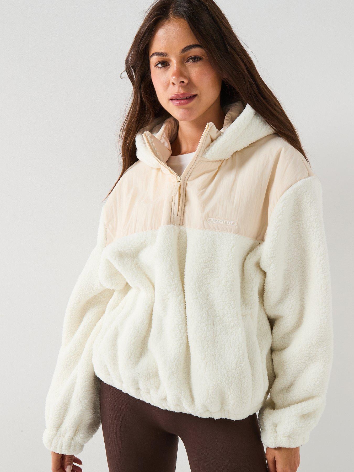 Peach Fit Womens Billy Borg Jacket - Cream