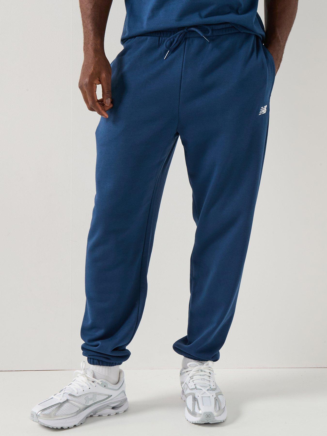 New Balance Mens Sport Essentials French Terry Joggers - Blue