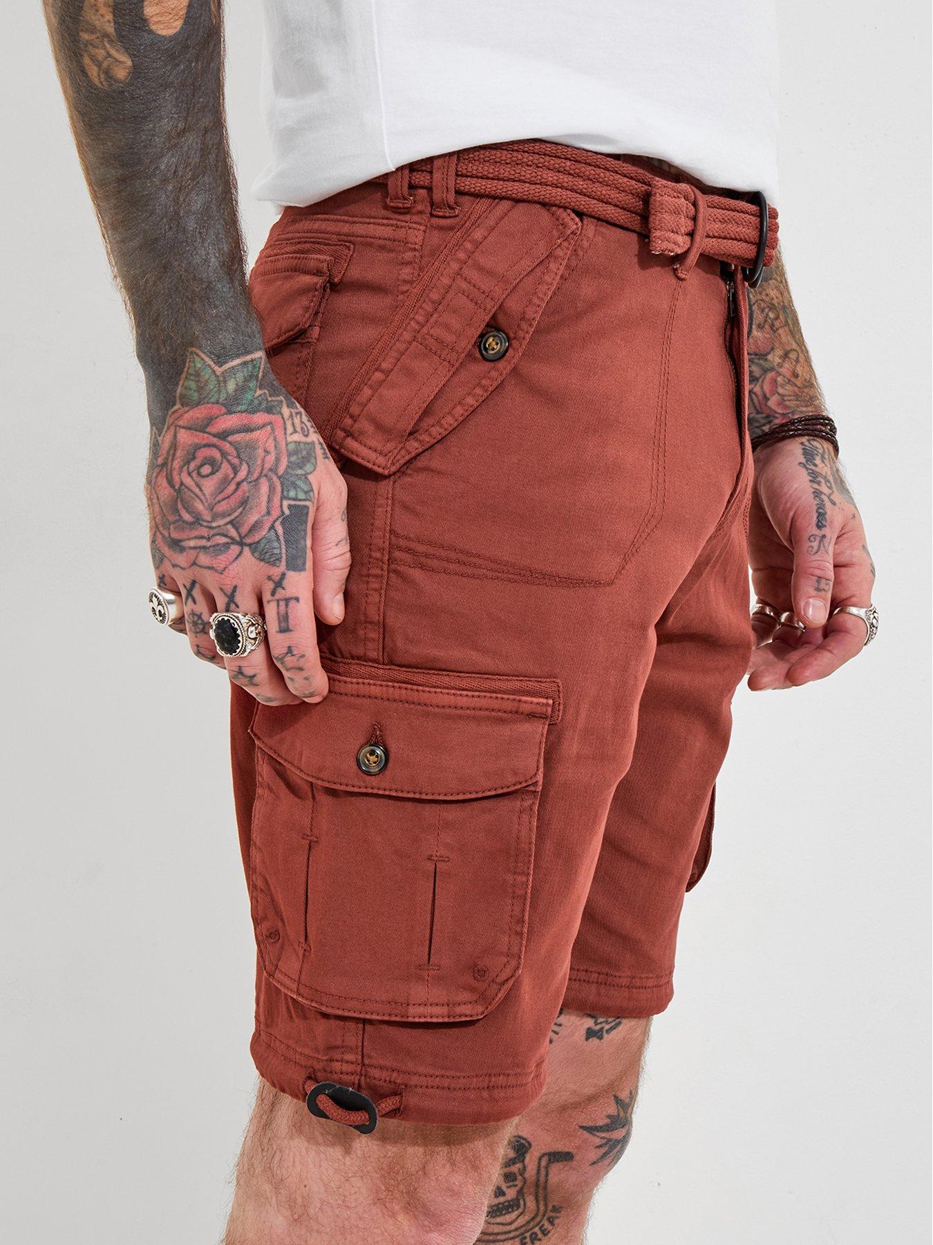 joe-browns-joe-browns-hit-the-action-cargo-shorts-dark-orangestillFront