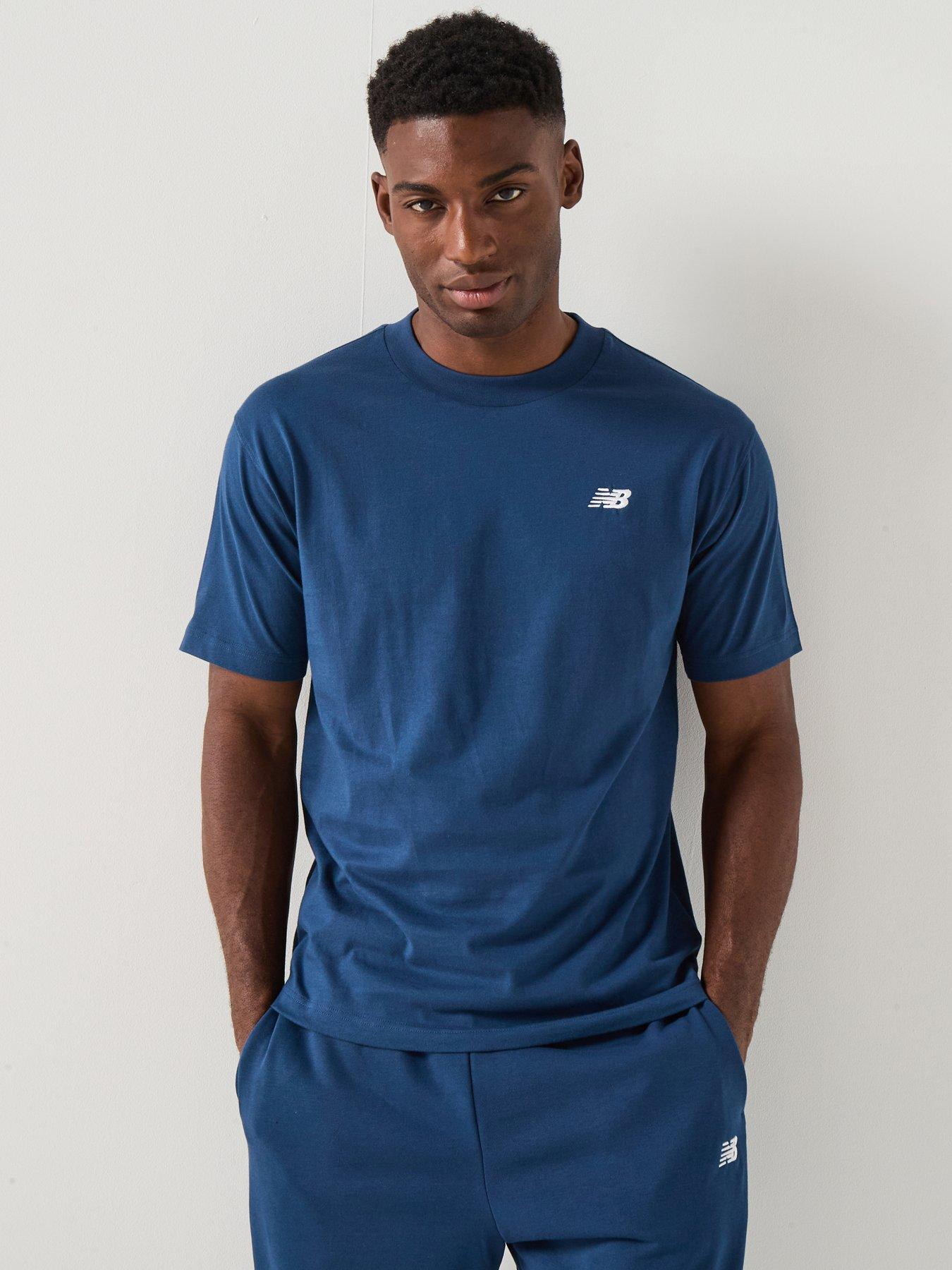 New Balance Mens Sports Essentials Cotton Tshirt - Navy