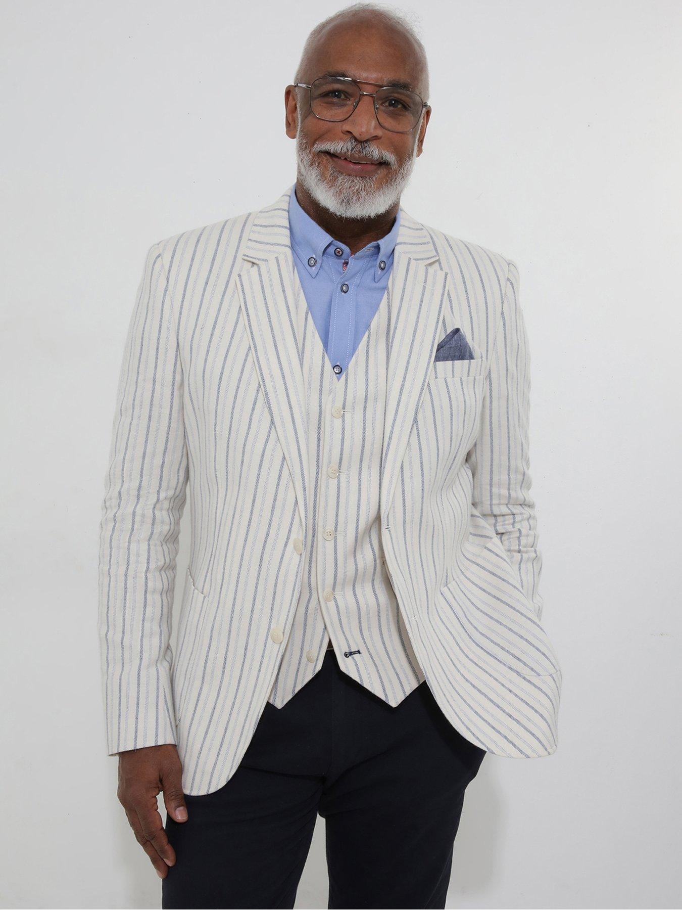 Image 1 of 6 of Joe Browns Joe Browns Sensational Stripe Linen Blend Blazer