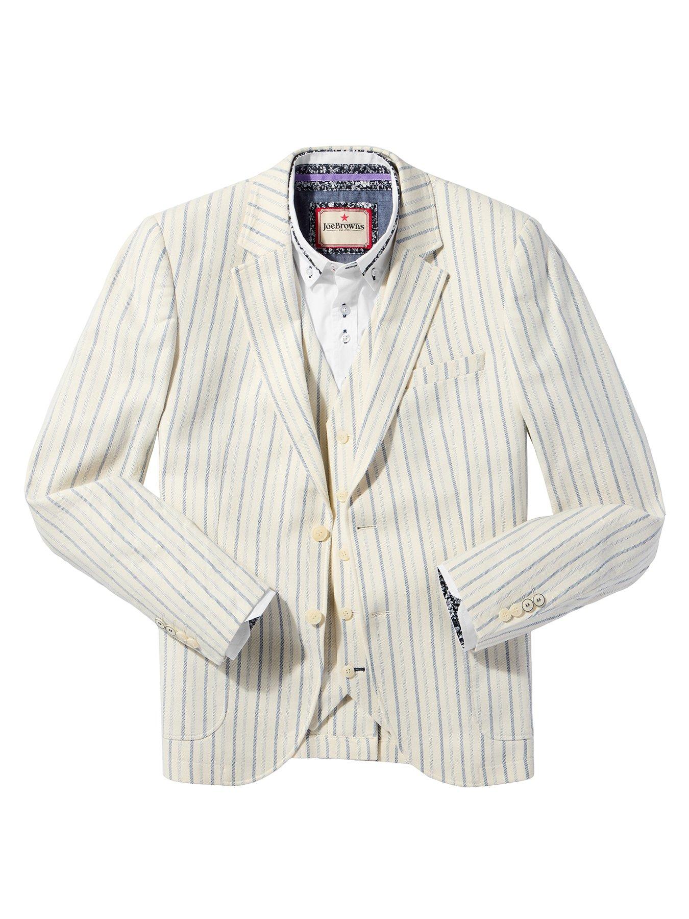 Image 6 of 6 of Joe Browns Joe Browns Sensational Stripe Linen Blend Blazer