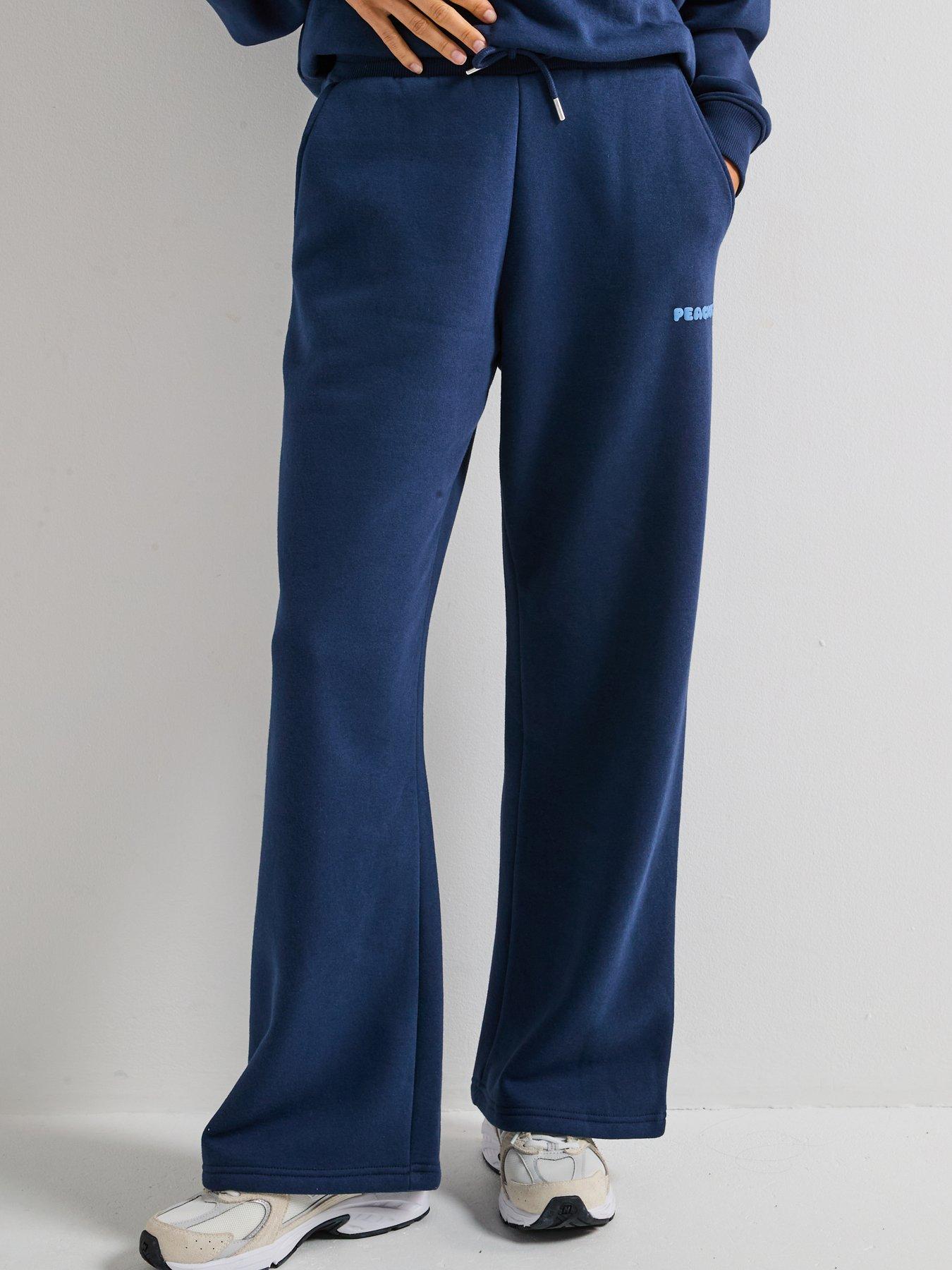 Image 1 of 6 of Peach Fit Womens Cozy Season Jogger - Navy