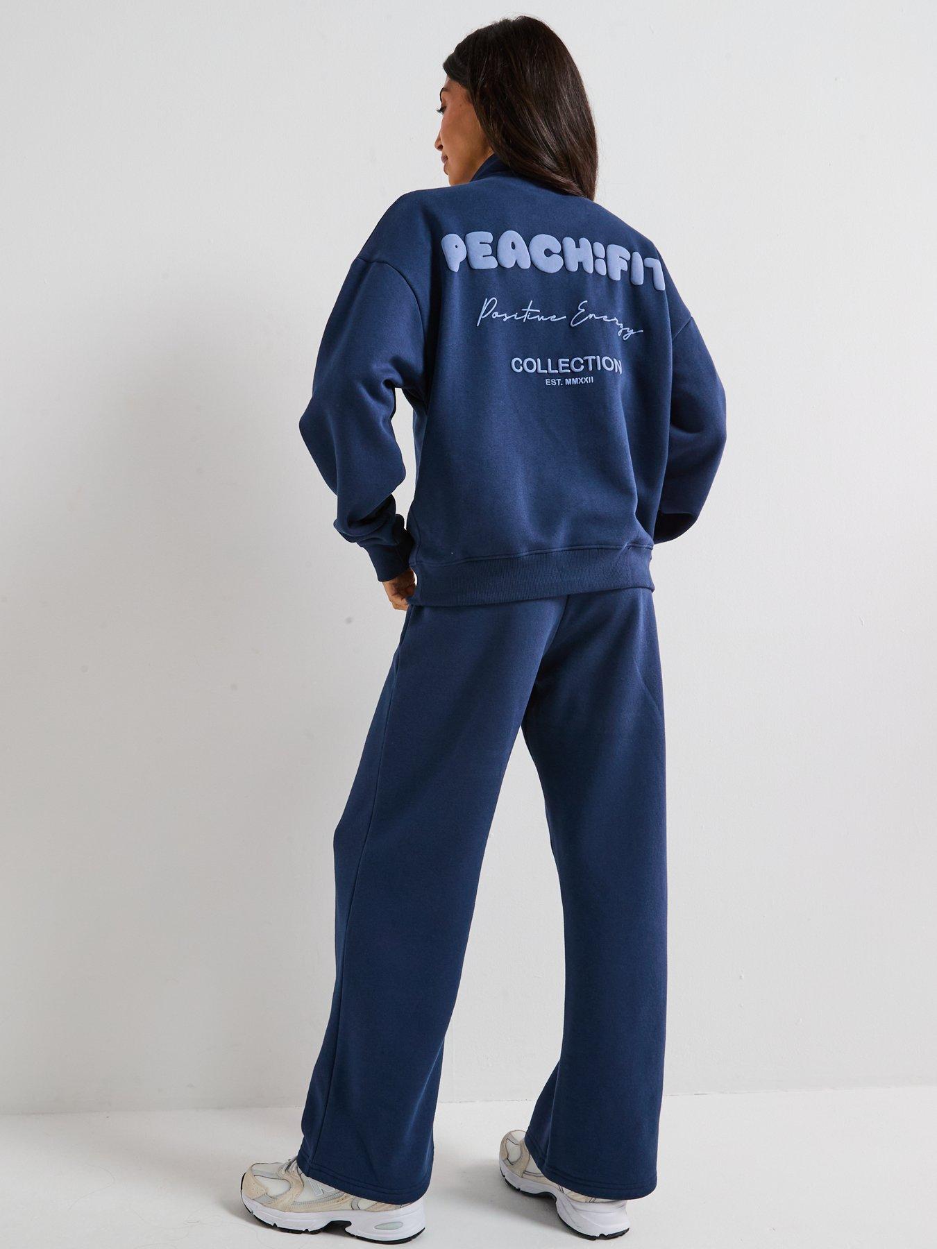 Image 6 of 6 of Peach Fit Womens Cozy Season Jogger - Navy