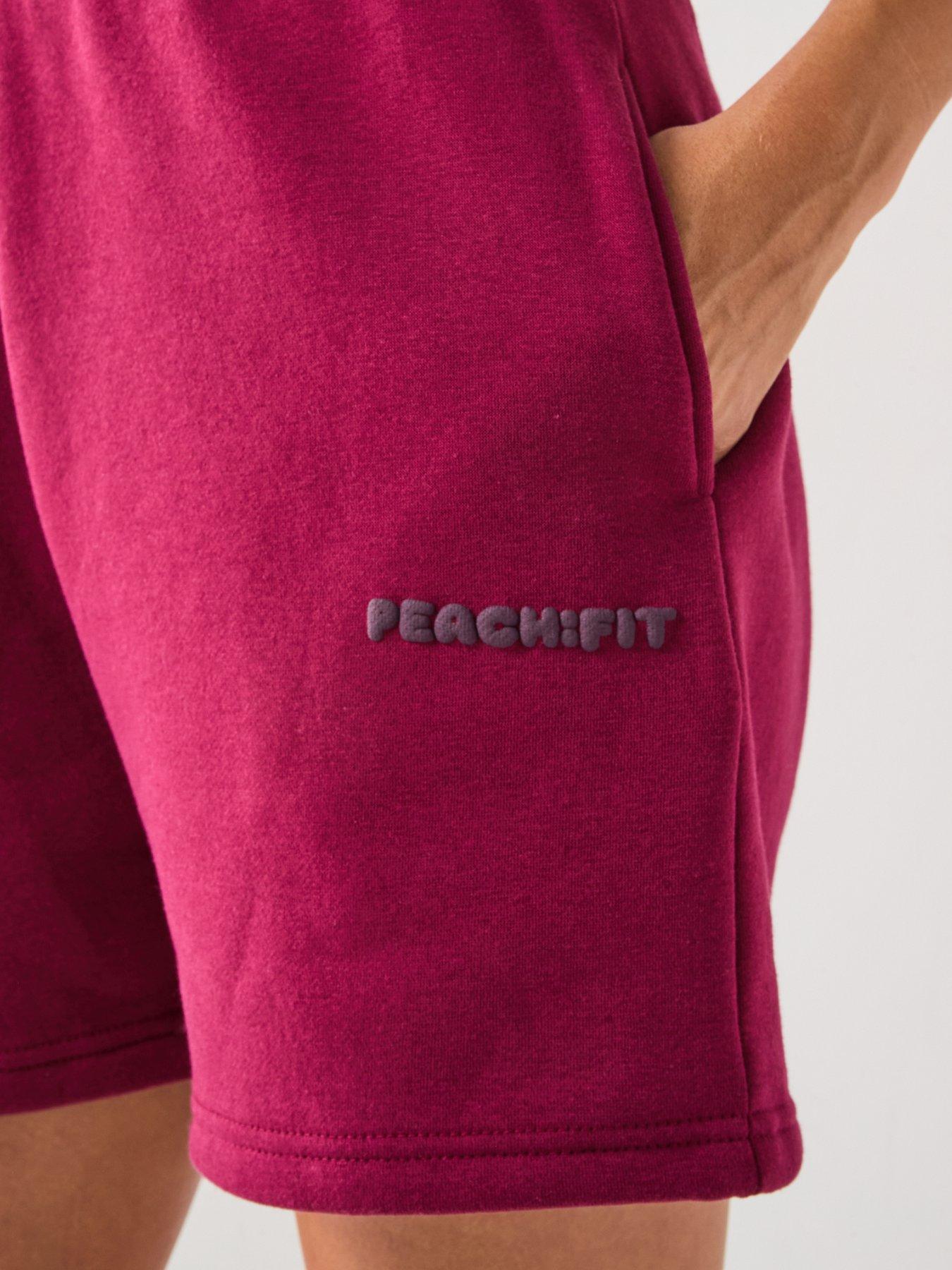 peach-fit-womens-cozy-season-short-dark-redoutfit