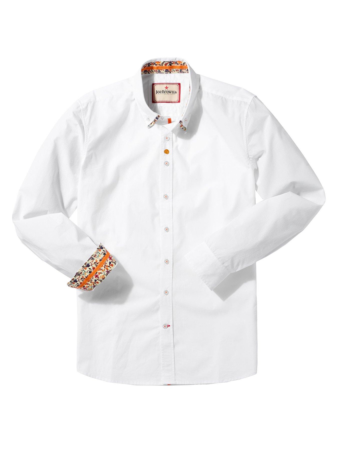Image 5 of 5 of Joe Browns Distinctive Double Collar Long Sleeve Shirt - White
