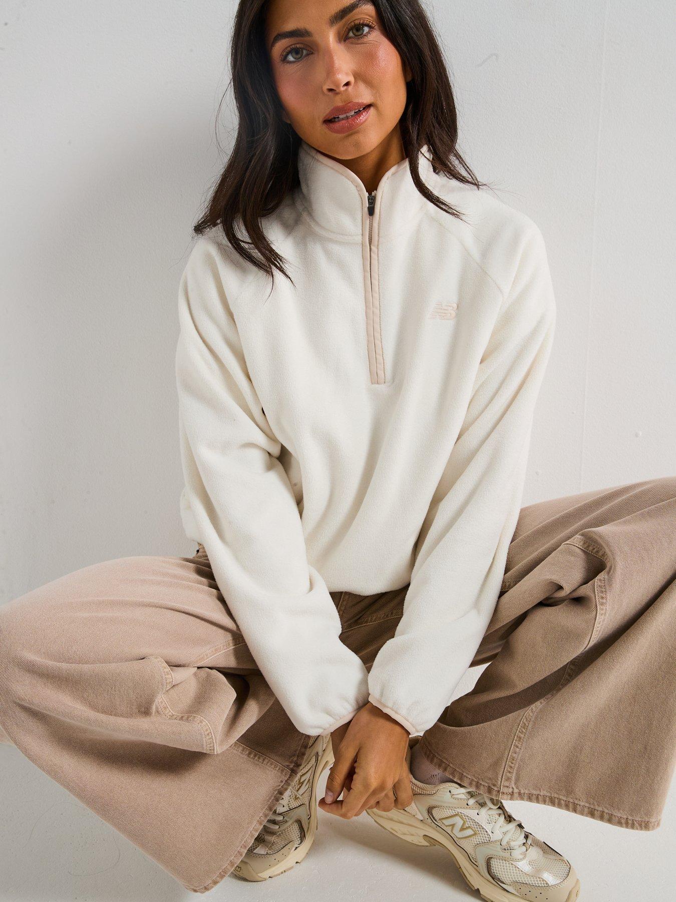 new-balance-womens-polar-fleece-12-zip--beigedetail