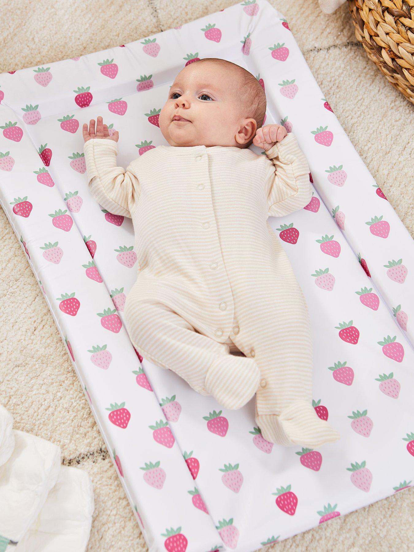 Image of JoJo Maman Bebe Strawberry Print Changing Mat