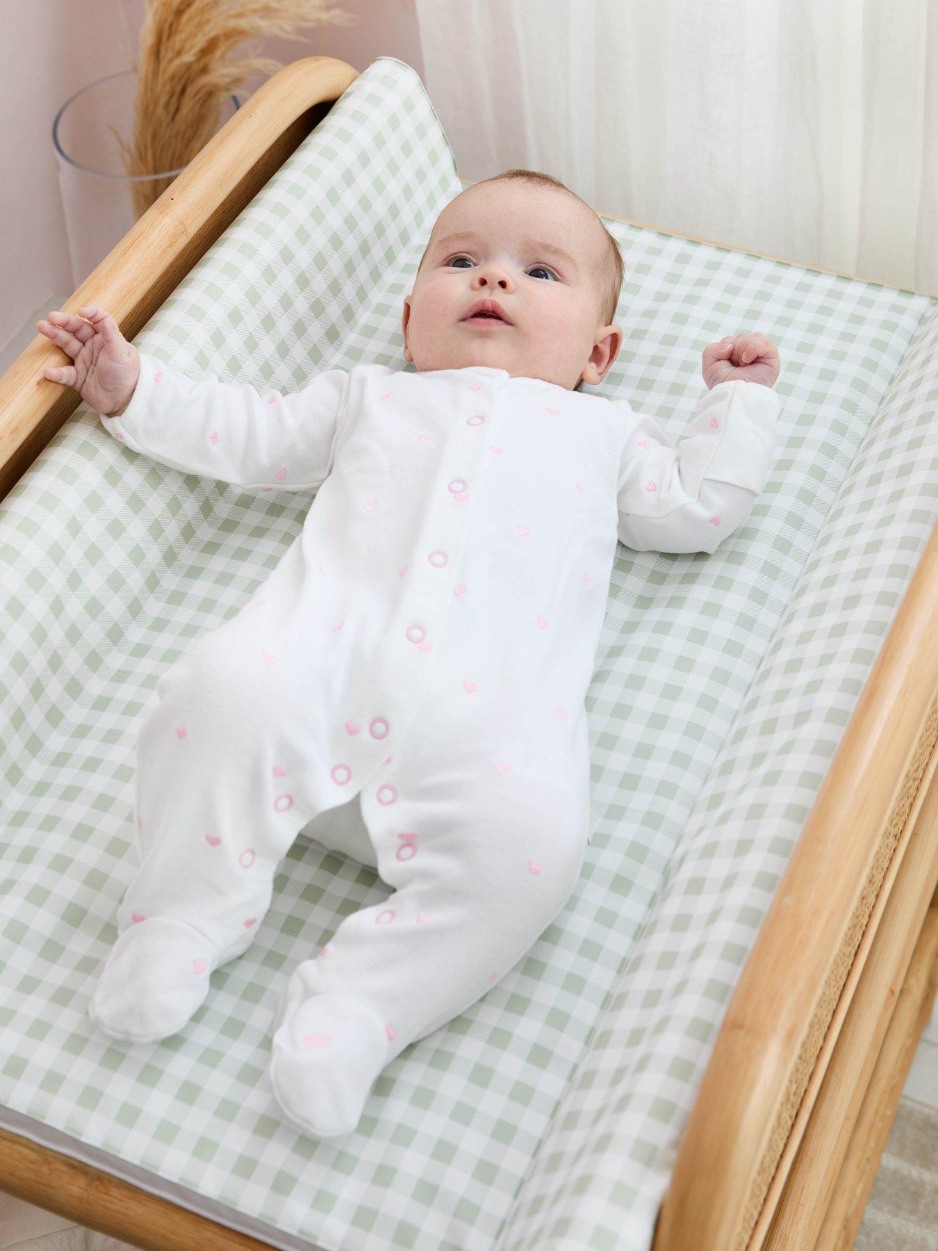 undefined Green Gingham Side Support Changing Mat