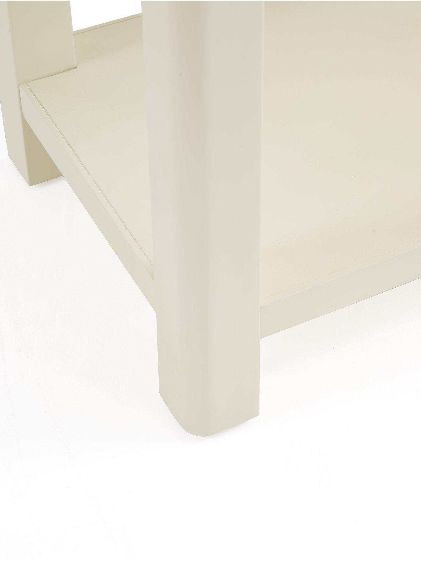 Image 6 of 7 of Very Home Saxon&nbsp;2 Drawer Console Table with Shelf - Cream/Oak