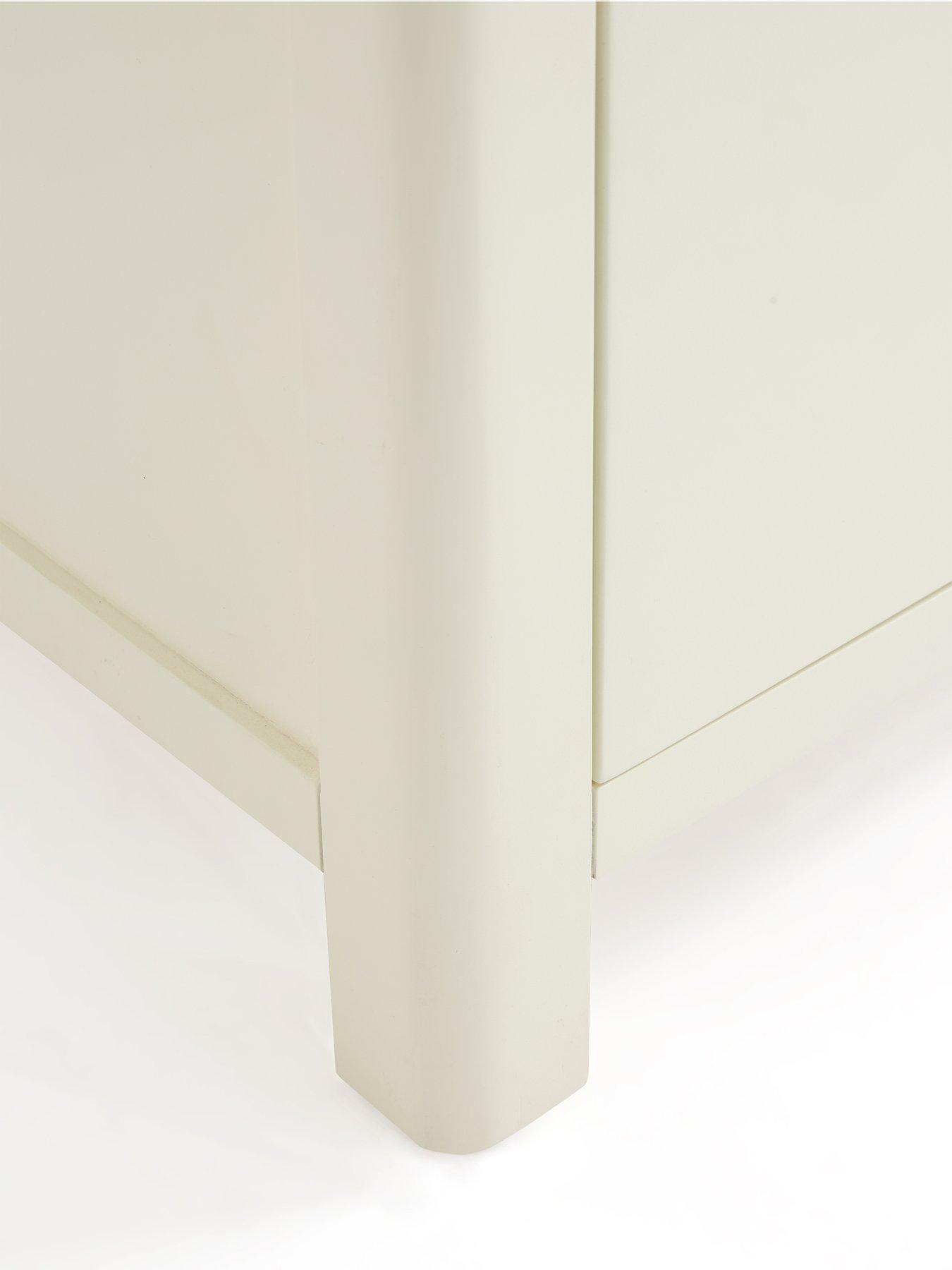 Image 4 of 7 of The Very Collection Saxon Large Ready Assembled&nbsp;Sideboard - Cream/Oak