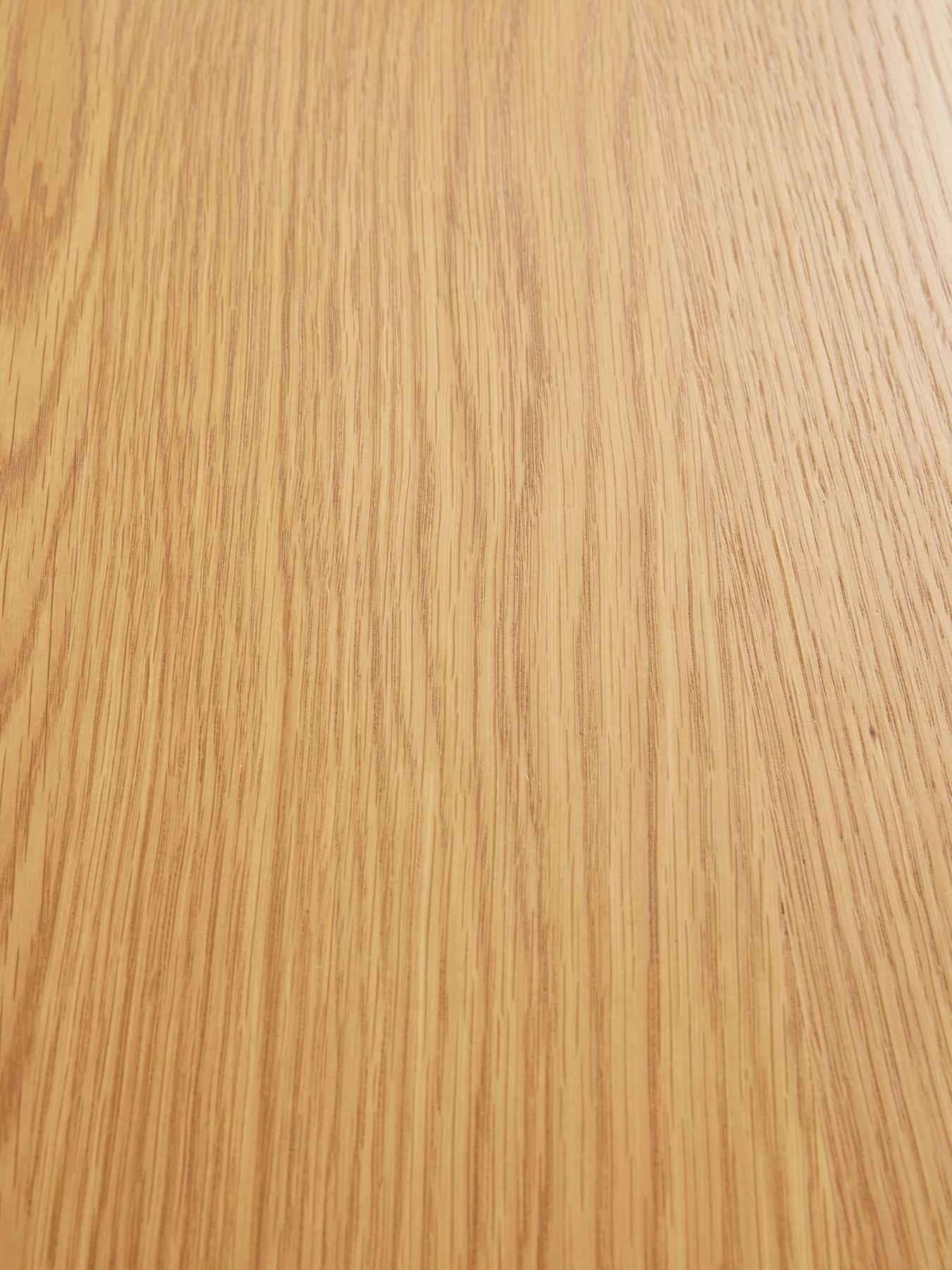 Image 7 of 7 of The Very Collection Saxon&nbsp;2 Drawer Console Table with Shelf&nbsp;- Oak