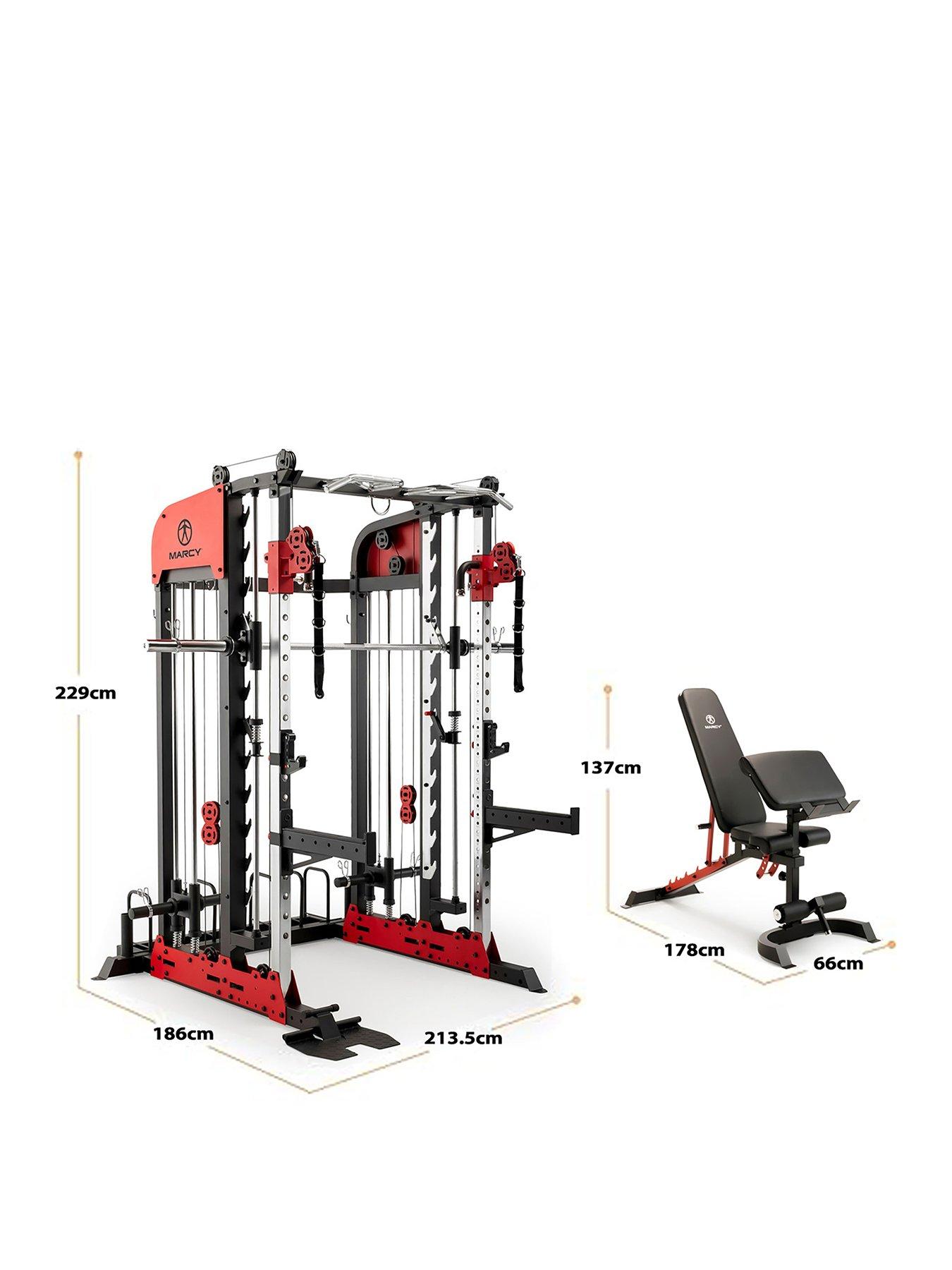 marcy-sm-7553-deluxe-smith-machine-andnbsphome-multi-gymstillFront