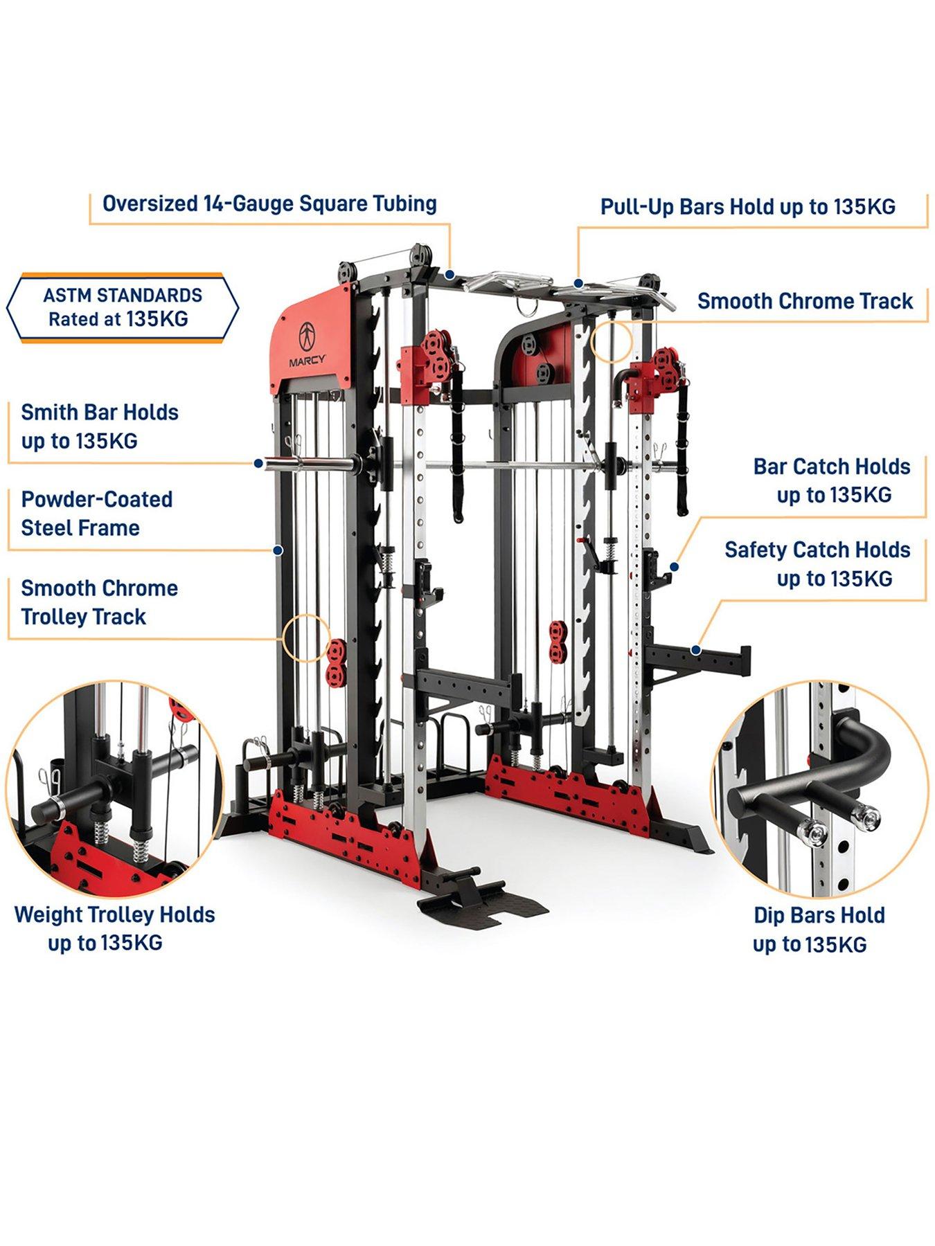 marcy-sm-7553-deluxe-smith-machine-andnbsphome-multi-gymoutfit