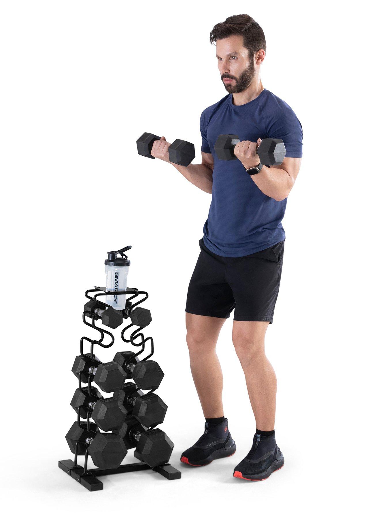 Image 3 of 8 of Marcy Marcy DBR-150 Dumbell Set &amp; Rack