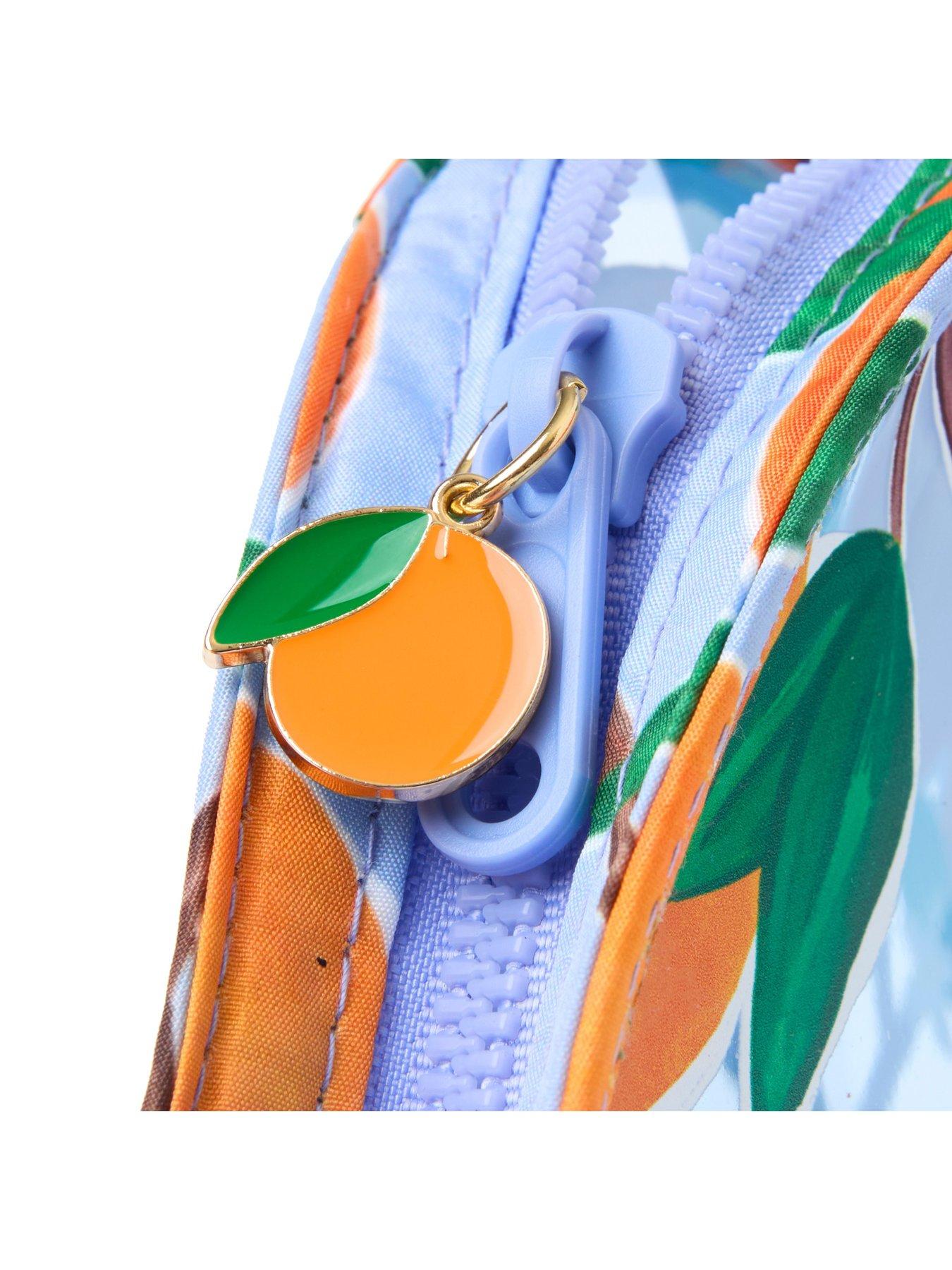 Image 5 of 5 of The Flat Lay Co. Lunar Flat Lay Makeup Pouch - Mediterranean Oranges