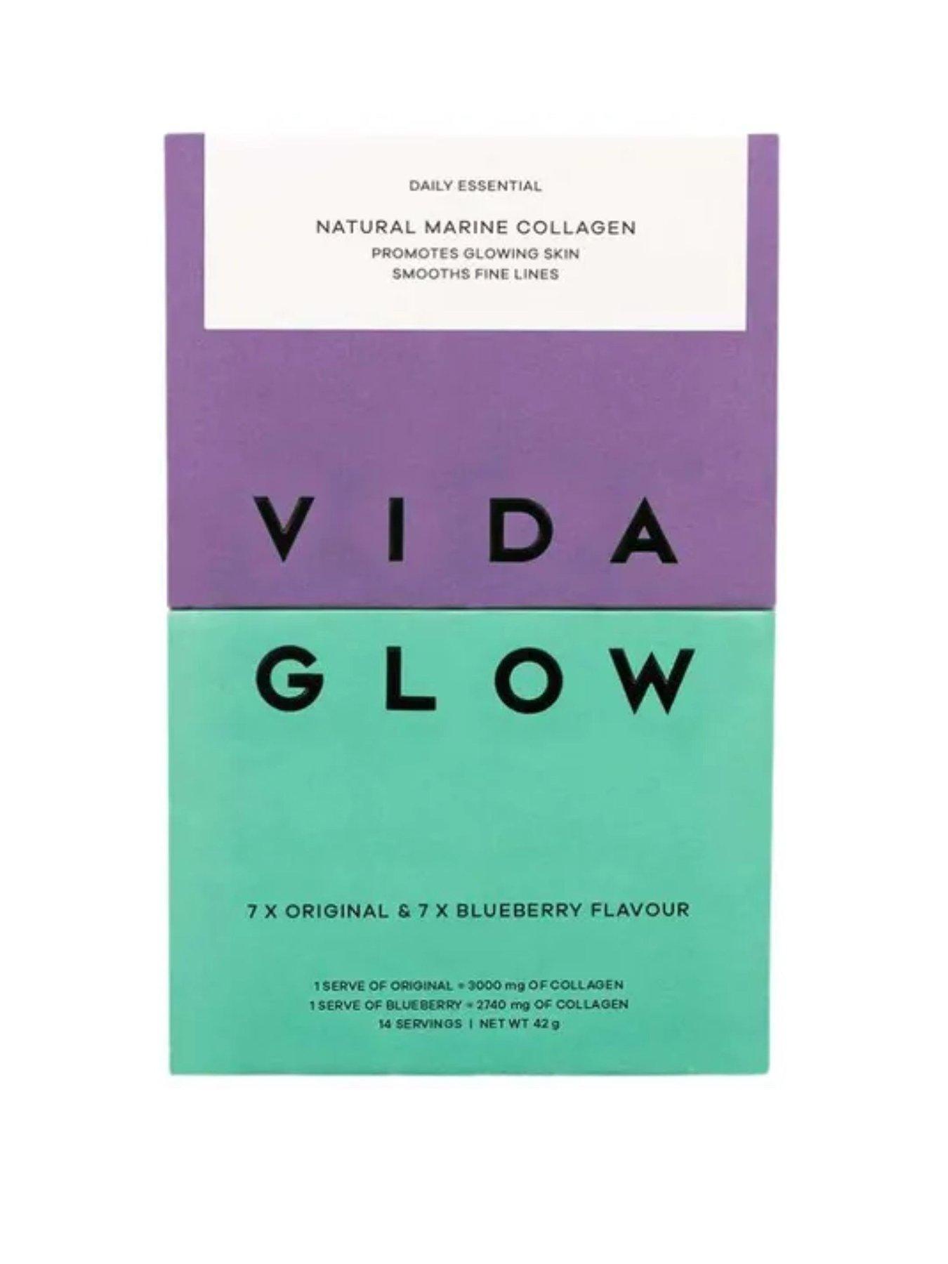 Image of Vida Glow Mixed Natural Marine Collagen Trial Pack - 14 serves