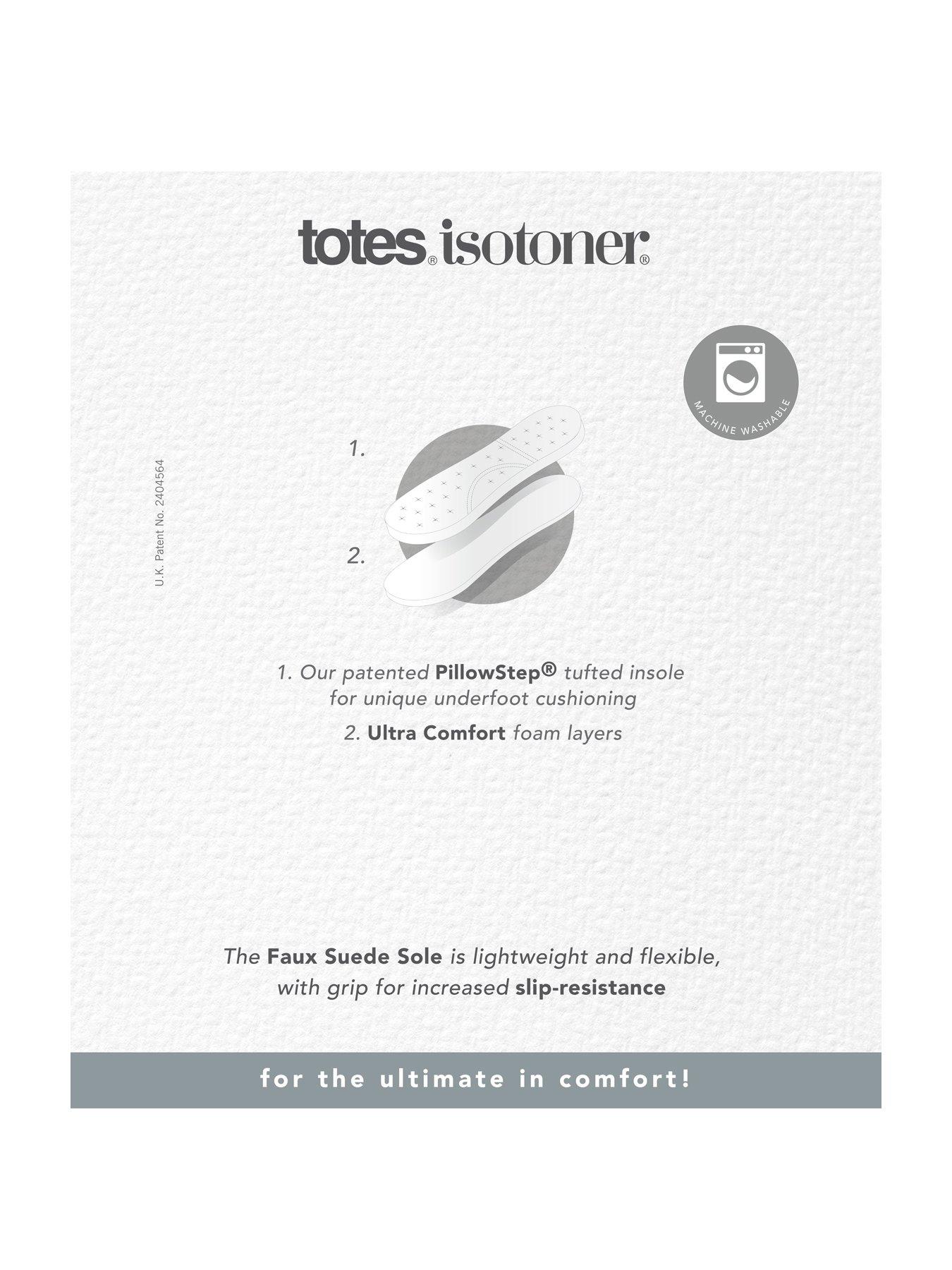 Image 5 of 5 of TOTES Totes Isotoner Popcorn Terry Ballet Slippers - Pink