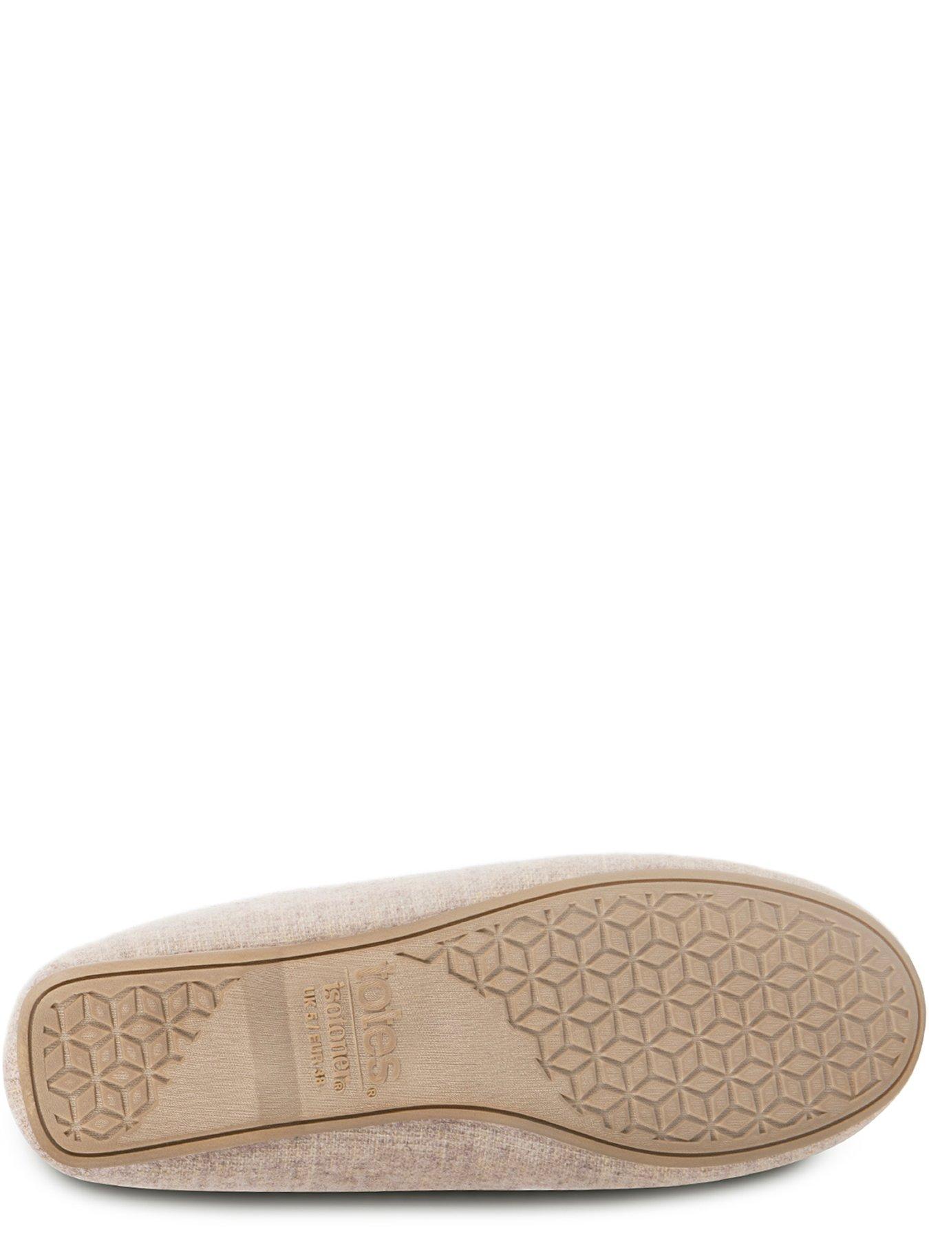 totes-totes-isotoner-textured-moccasin-slippers-beigedetail