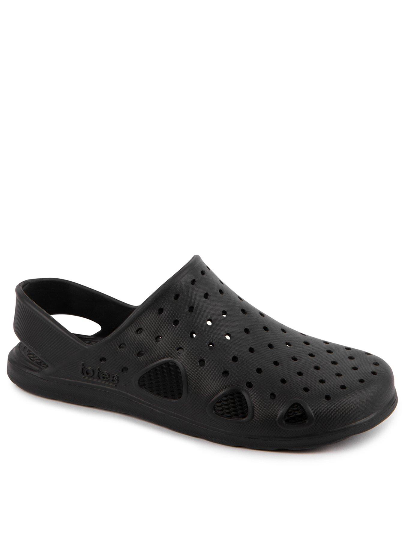 TOTES Totes Solbounce Sling Back Clog Sandals - Black