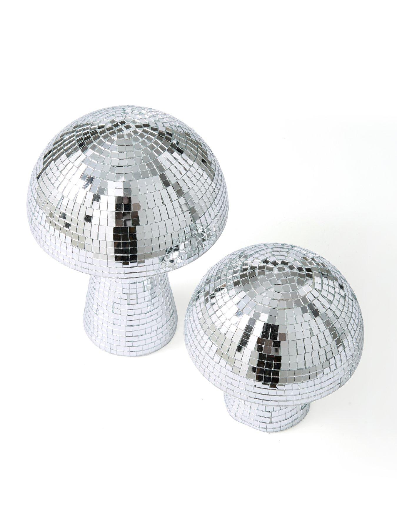 very-home-set-of-2-mirrored-mushroom-christmasnbspornamentsback