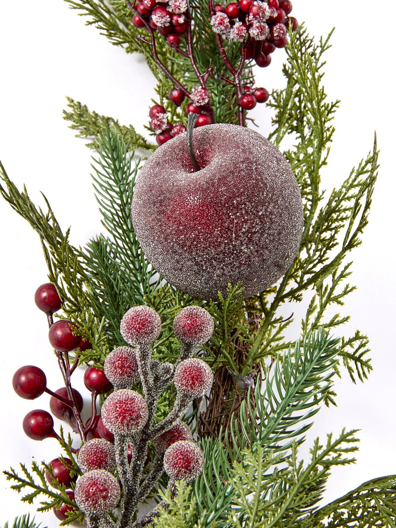Image 3 of 4 of Very Home Apple and Berry Christmas Garland - 6ft