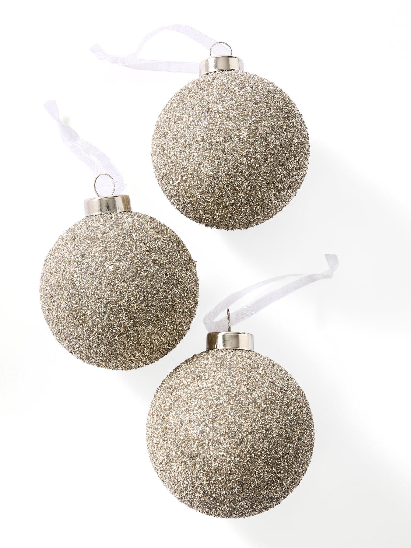 very-home-set-of-3-silver-crusted-christmas-tree-baublesstillFront