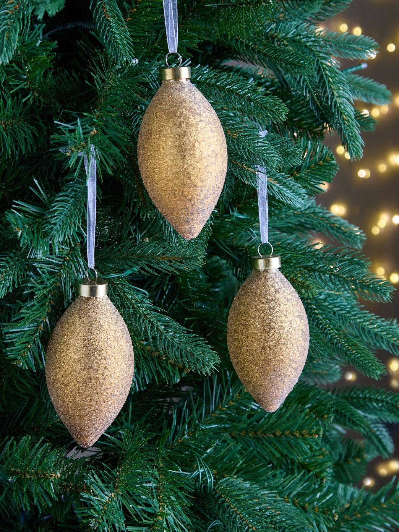 very-home-set-of-3-gold-crusted-teardrop-christmas-treenbspbaubles