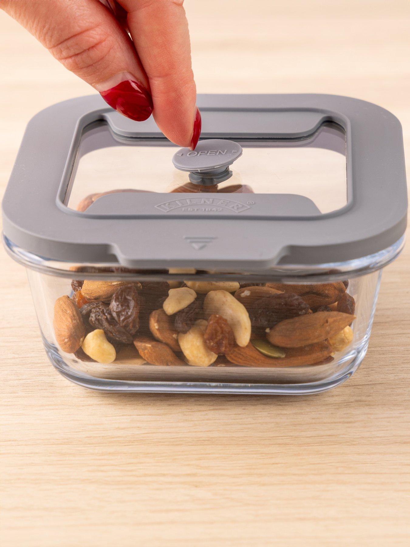 Kilner Fresh Storage Set Of 2 Containers - 0.3L in Clear