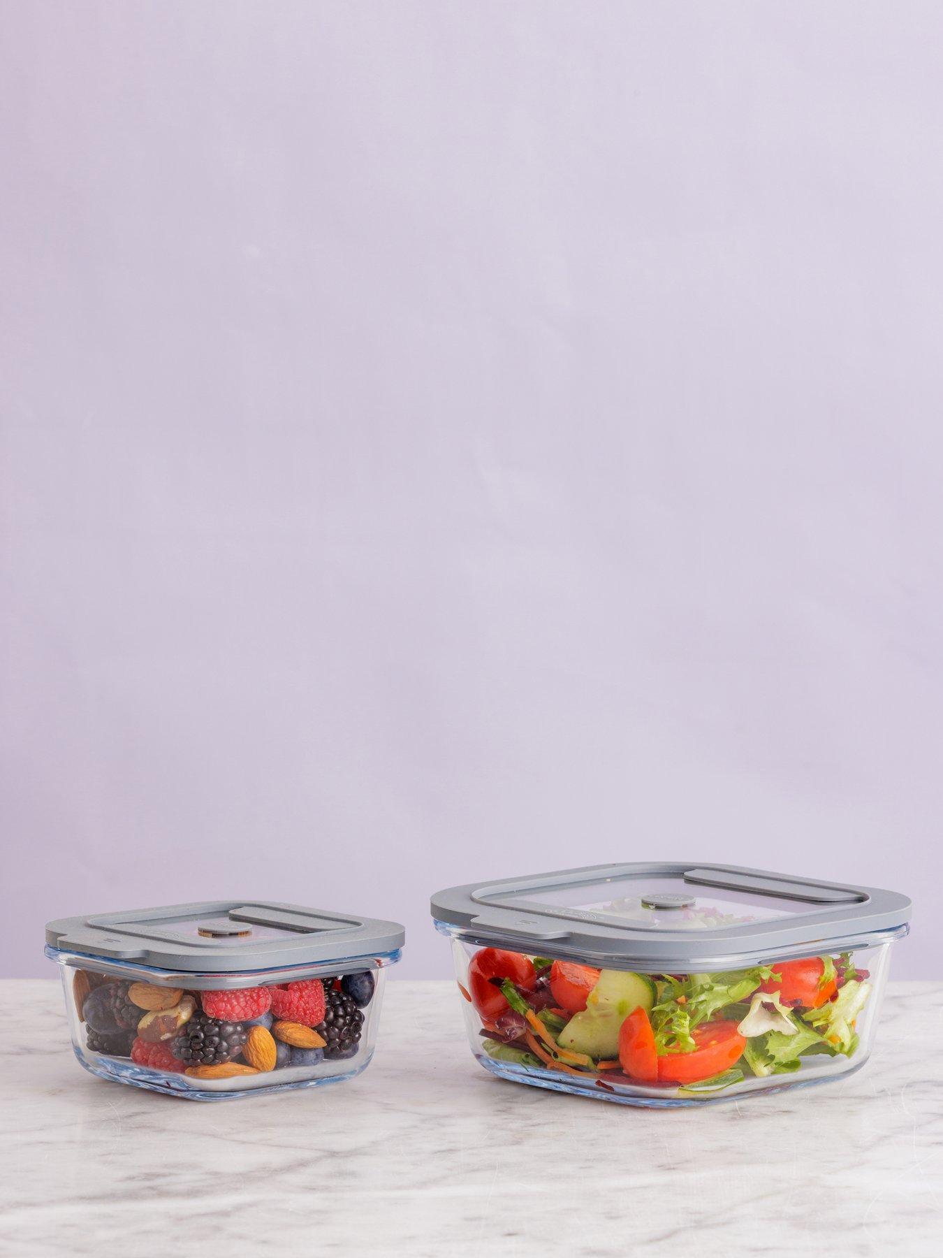 Image 1 of 7 of KILNER Fresh Storage Set of 2 Containers -&nbsp;0.3l