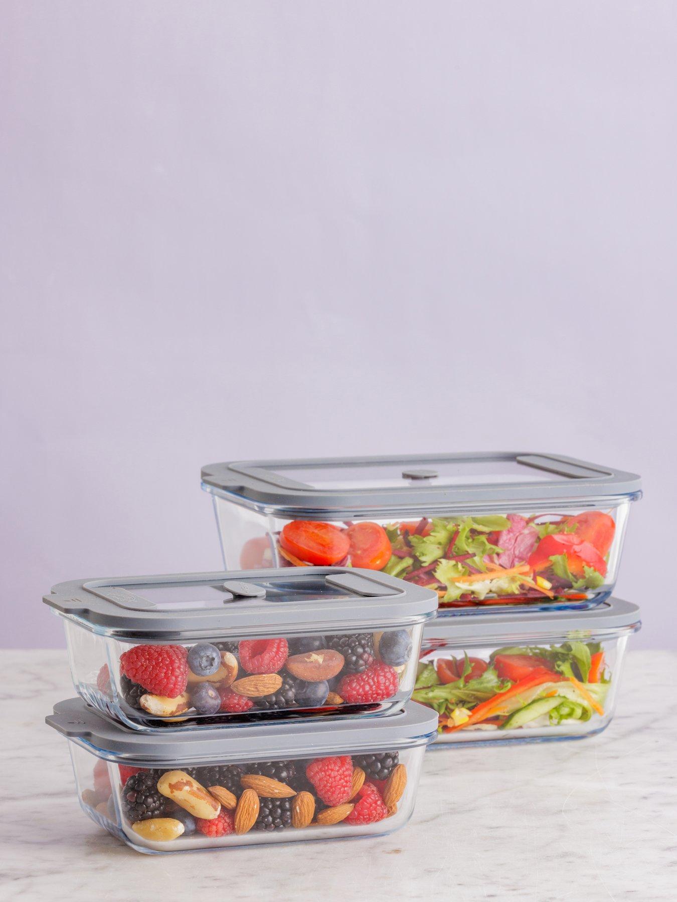 Image of KILNER Fresh Storage Set of 2 Containers - 0.63l
