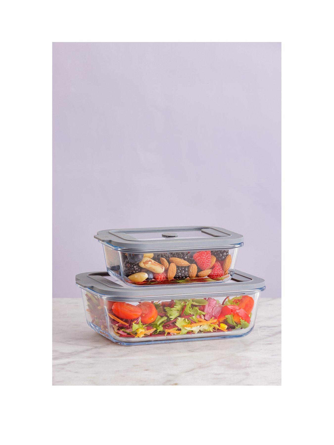 Image 2 of 6 of KILNER Fresh Storage Set of 2 Containers&nbsp;-&nbsp;0.63l