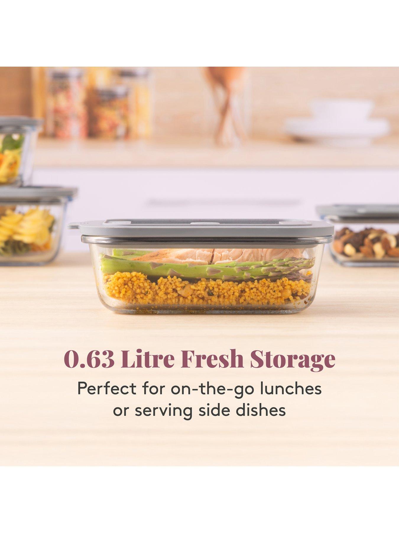 Image 5 of 6 of KILNER Fresh Storage Set of 2 Containers&nbsp;-&nbsp;0.63l