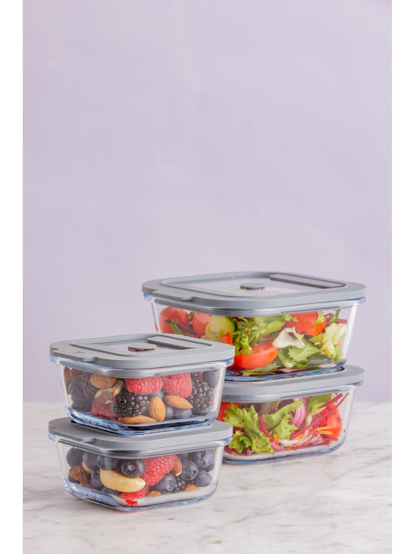 Image 3 of 7 of KILNER Fresh Storage Set of 2 Containers -&nbsp;0.8l