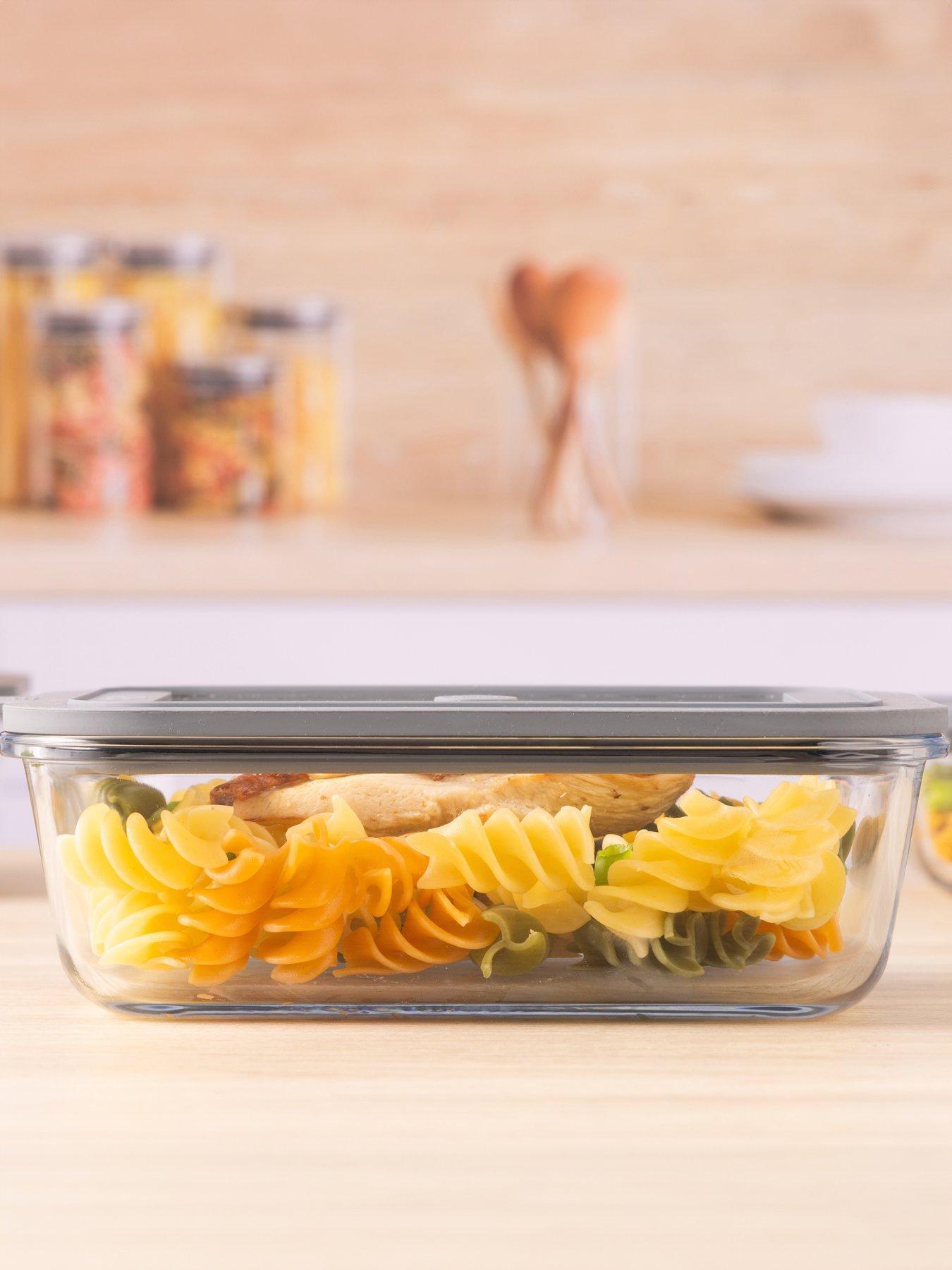 Kilner Fresh Storage Set Of Containers - 2 - 1.5L in Clear