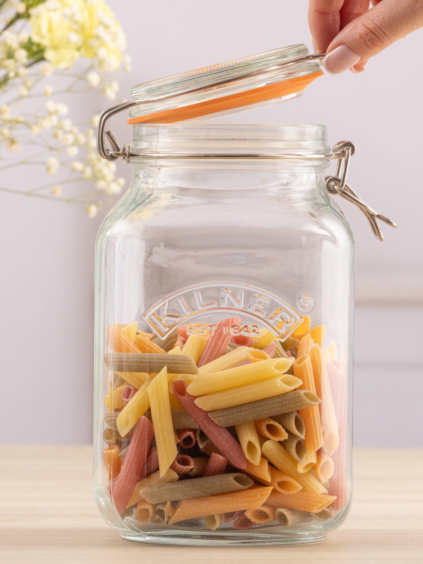 kilner-set-of-2-clip-top-square-jars-2l