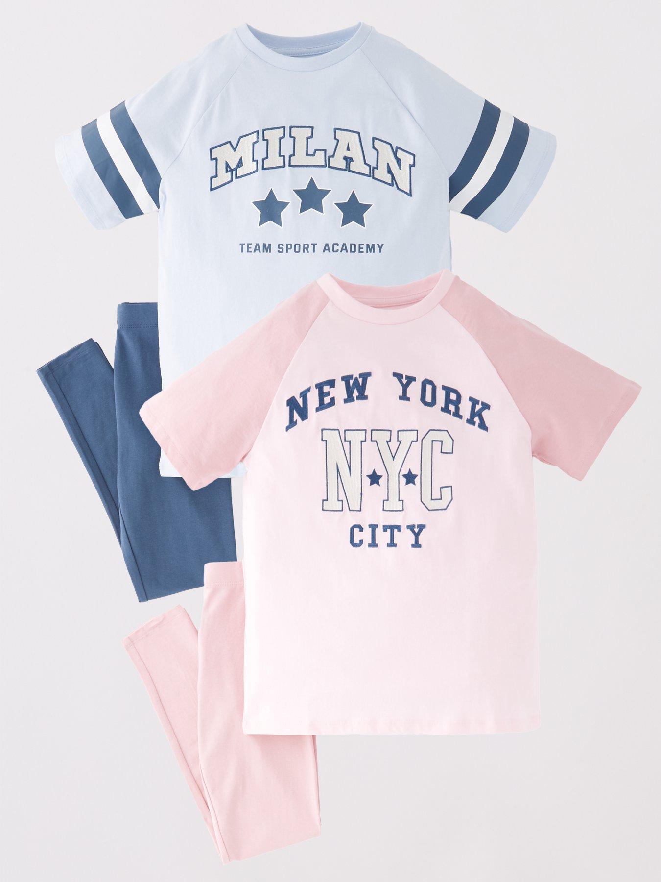 The Very Collection 2 Pack Short Sleeve Pyjama Set - Multi