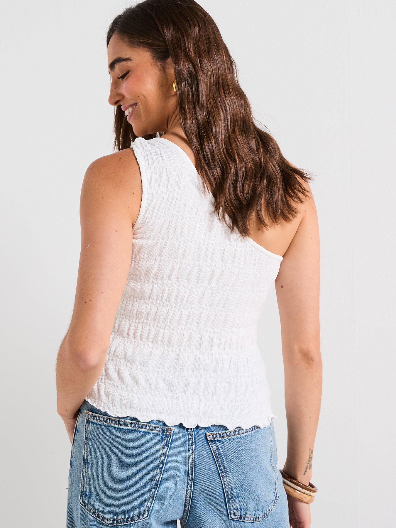 v-by-very-textured-one-shoulder-top-whitestillFront