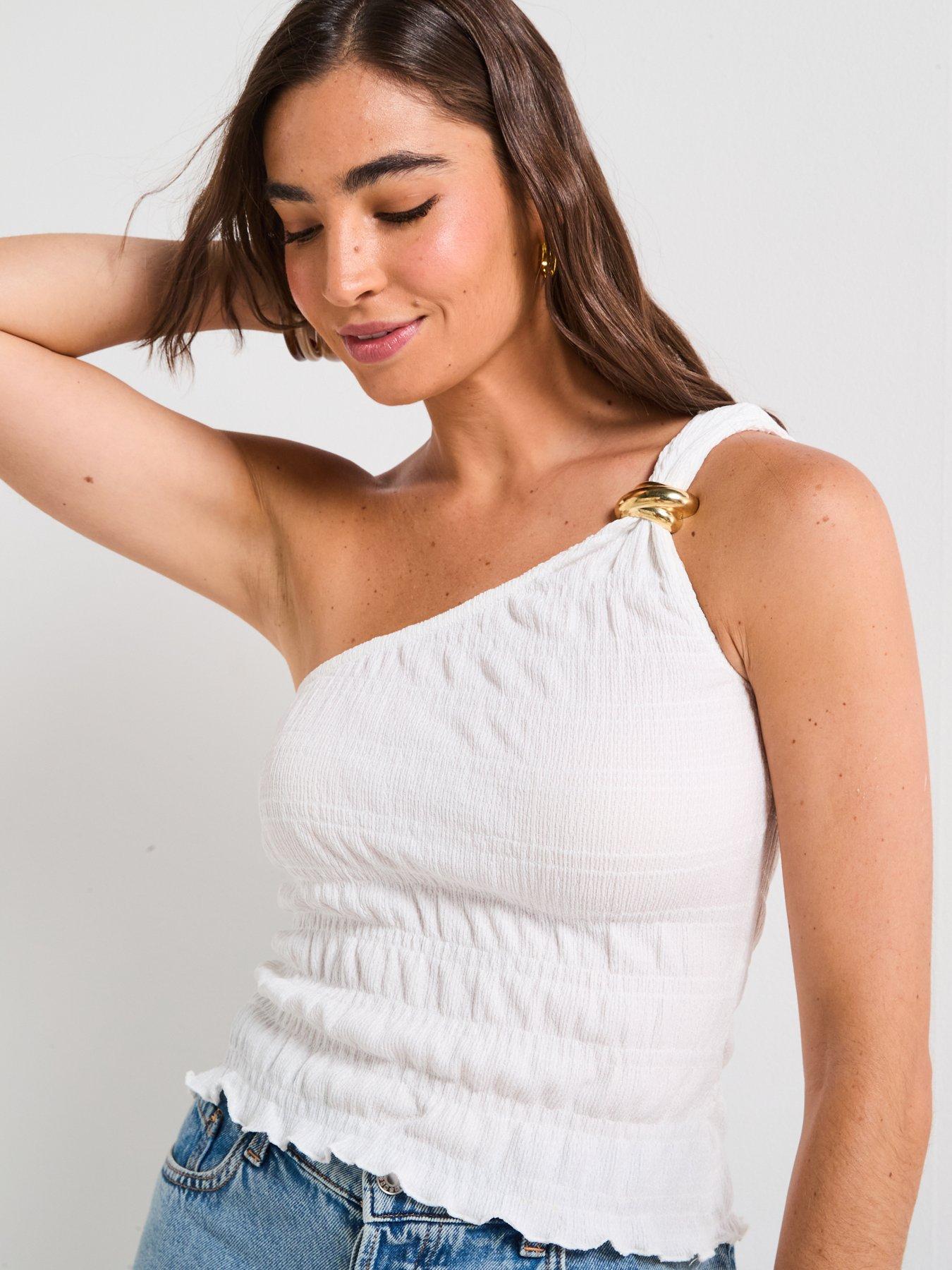 v-by-very-textured-one-shoulder-top-whitedetail