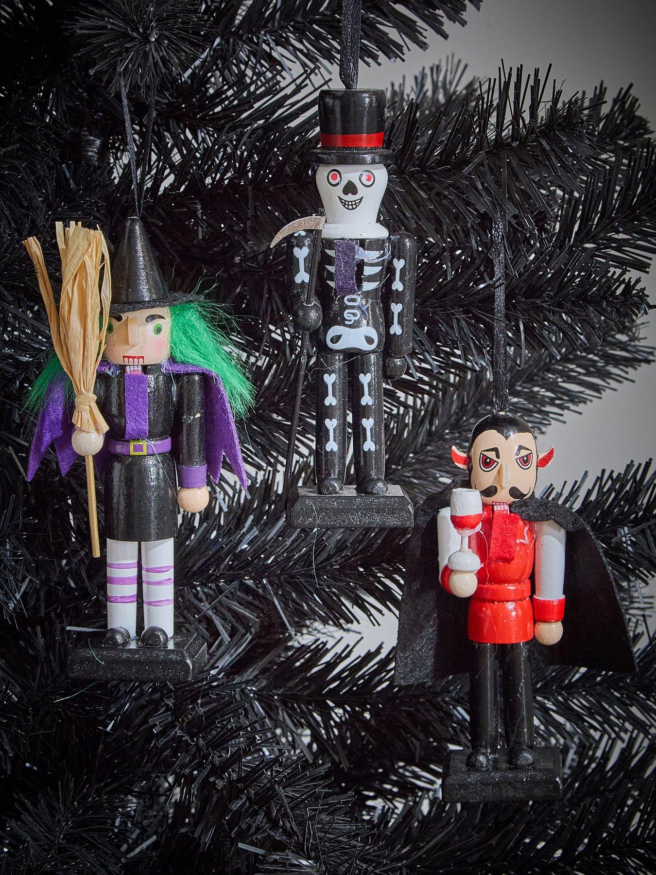 Hocus Pocus Set of 3 Wooden Nutcracker Halloween Characters