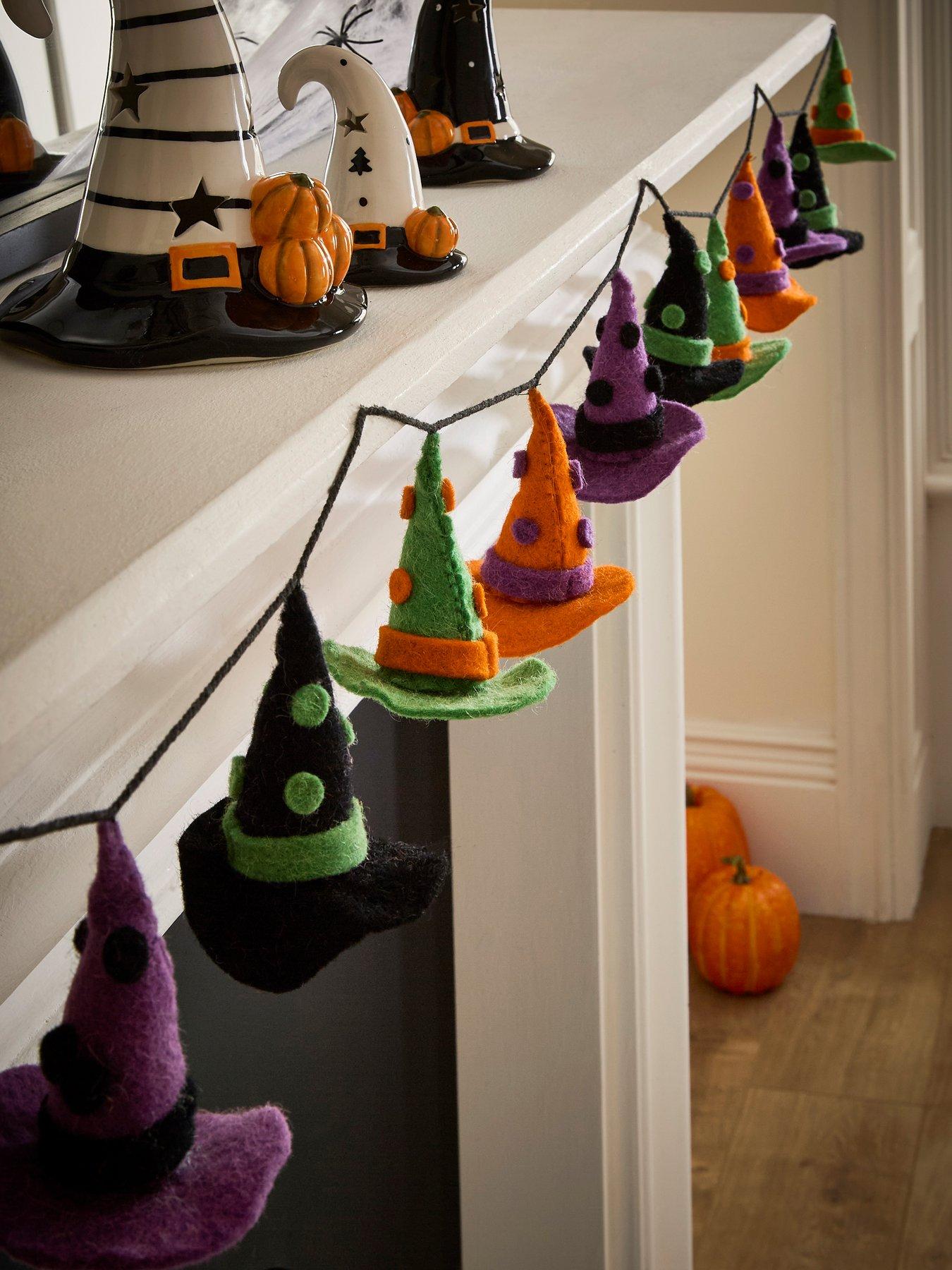 Hocus Pocus Witches Hats Halloween Garland