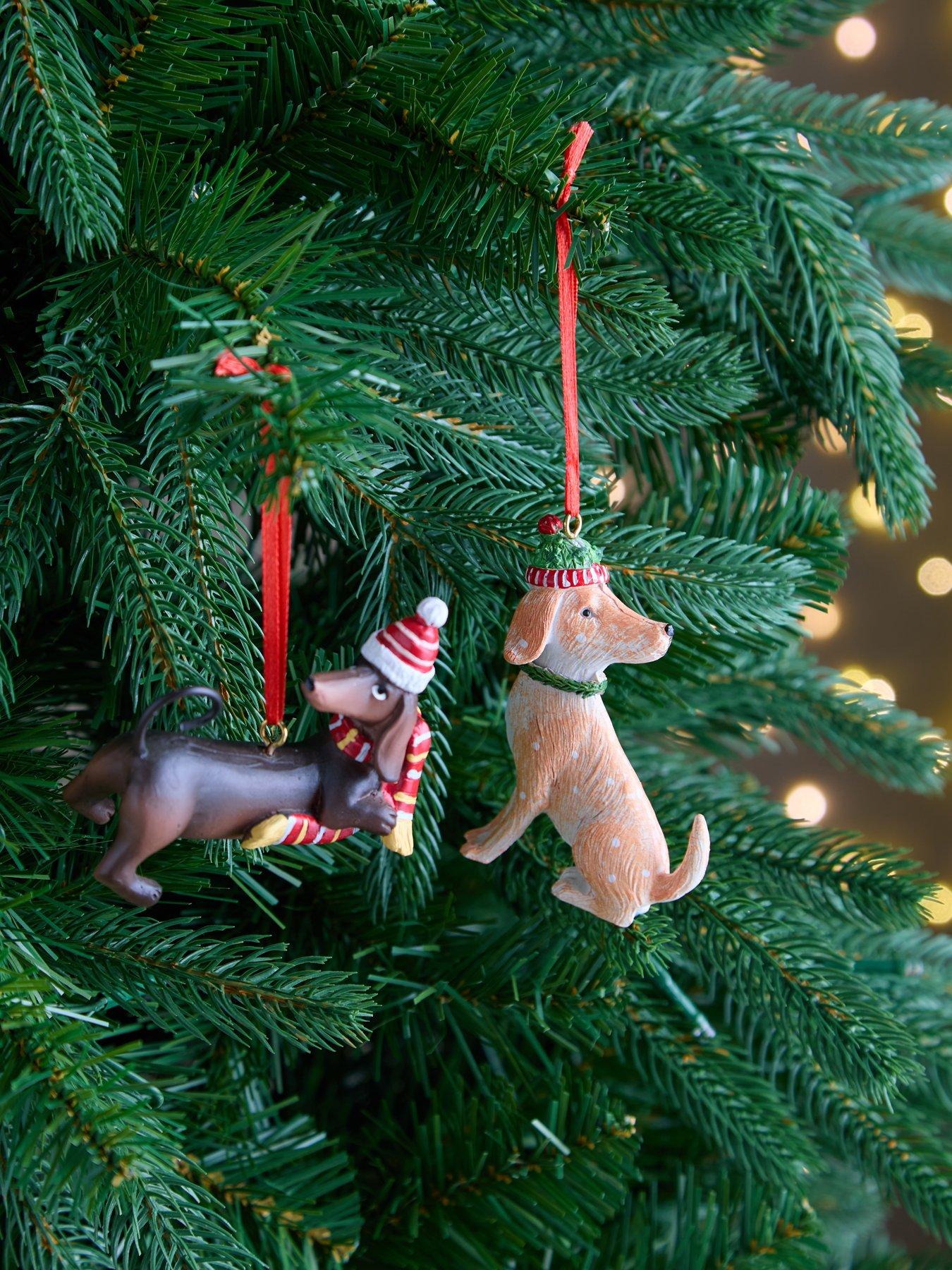 the-christmas-gift-co-dachshund-and-dog-hanging-christmasnbsptree-ornaments-set-ofnbsp2front