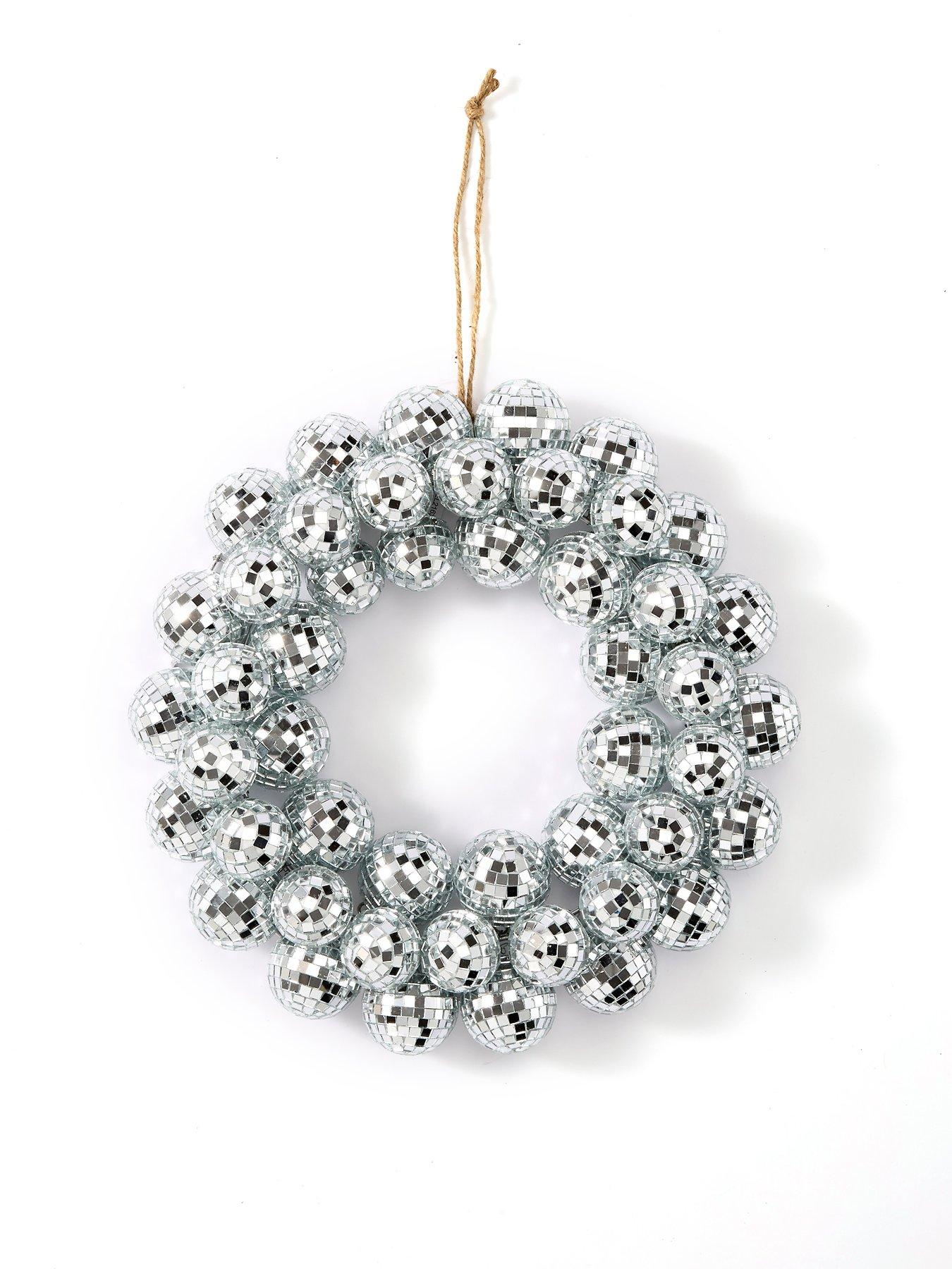 Image 2 of 3 of Scottish Everlastings 32&nbsp;cm Mirror Ball Christmas&nbsp;Wreath