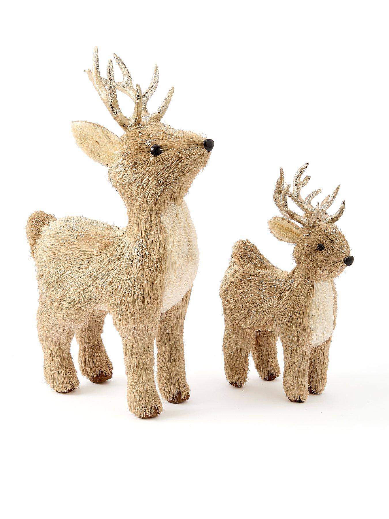 the-christmas-gift-co-set-of-2nbspstanding-straw-deer-christmas-decorationsnbsp-nbsp21-cm13nbspcmstillFront