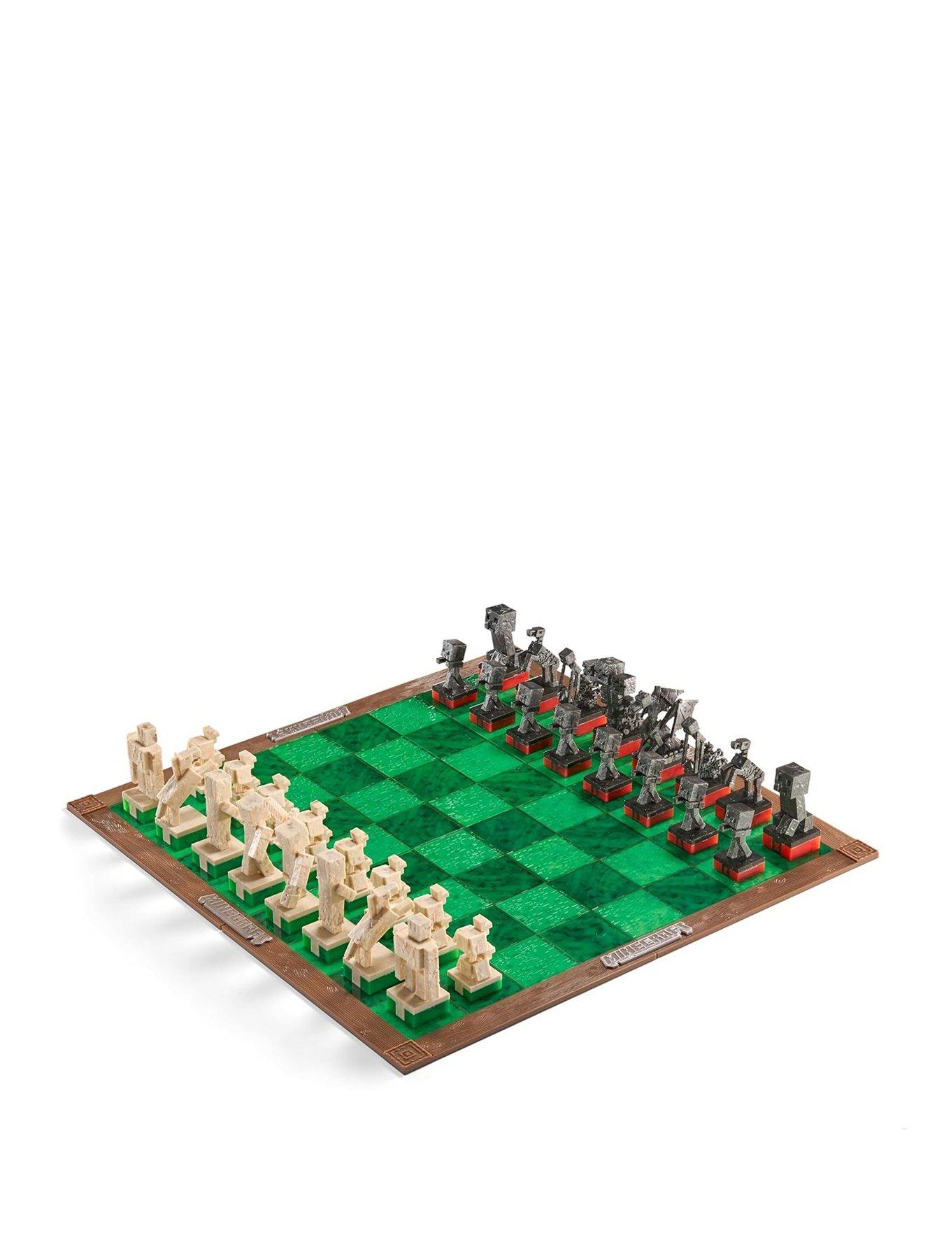 Image 1 of 8 of Minecraft The Noble Collection&nbsp;Minecraft Chess Set - A Board Game for The Whole Family
