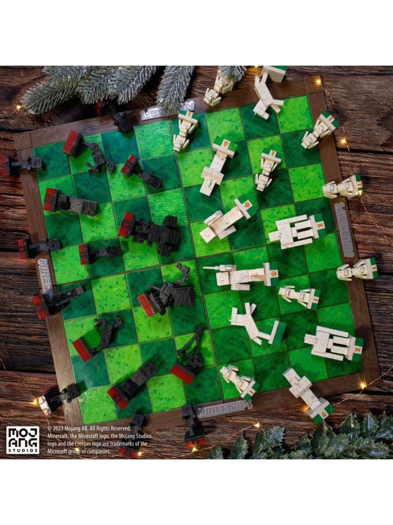 Image 3 of 8 of Minecraft The Noble Collection&nbsp;Minecraft Chess Set - A Board Game for The Whole Family