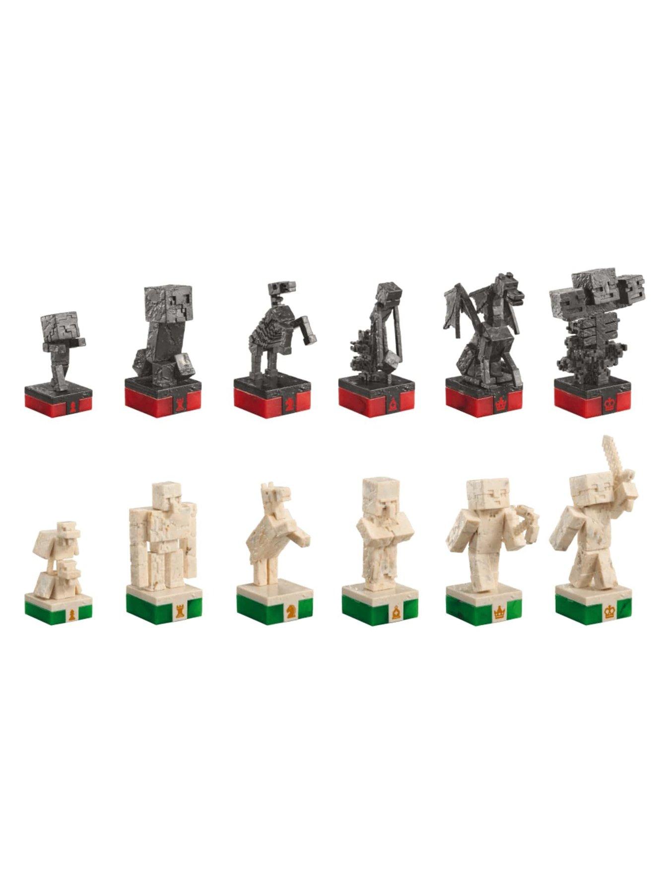 Image 4 of 8 of Minecraft The Noble Collection&nbsp;Minecraft Chess Set - A Board Game for The Whole Family
