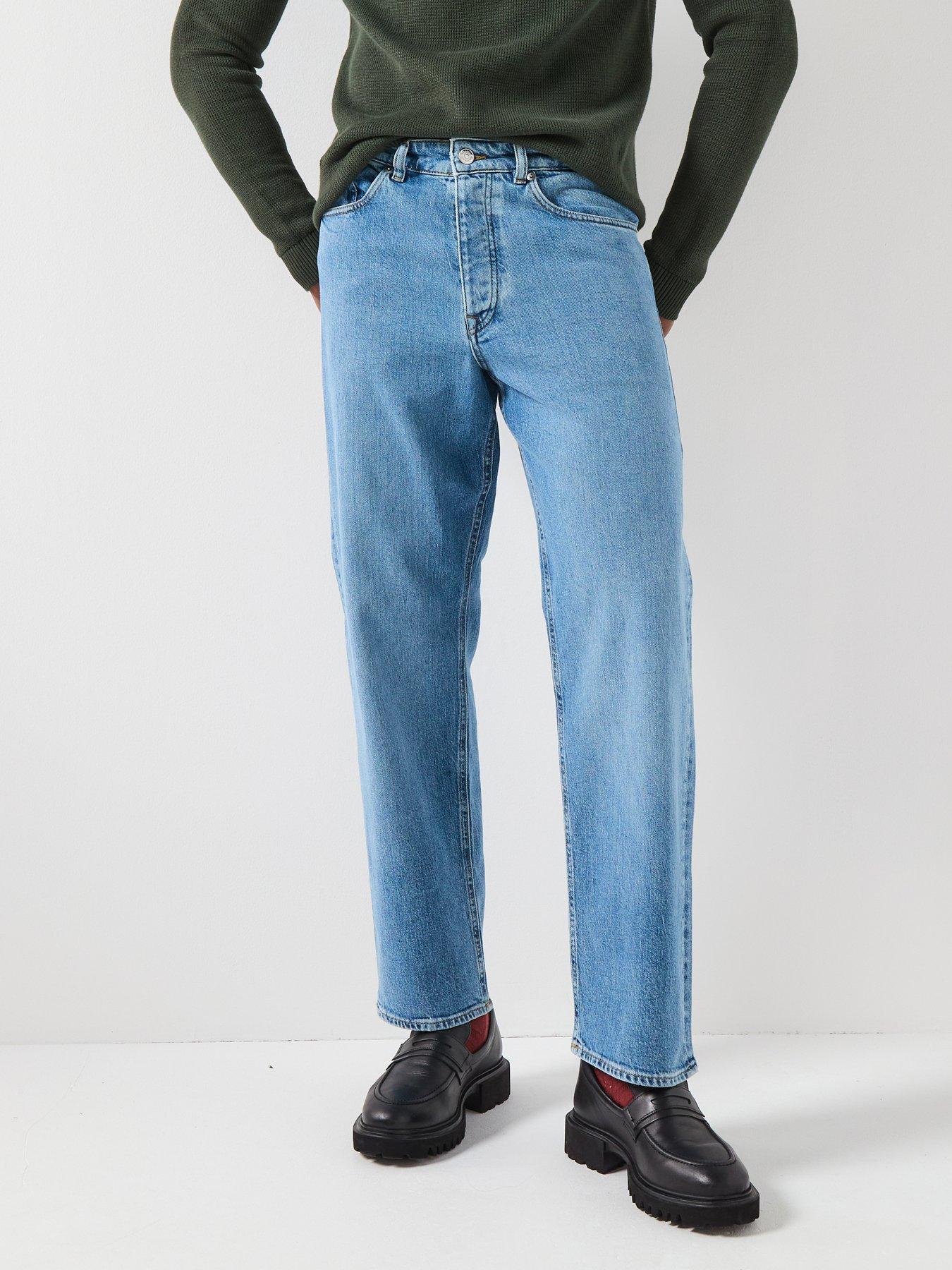 Selected Homme Loose Fit Ben Kori Light Wash Jeans - Light Blue